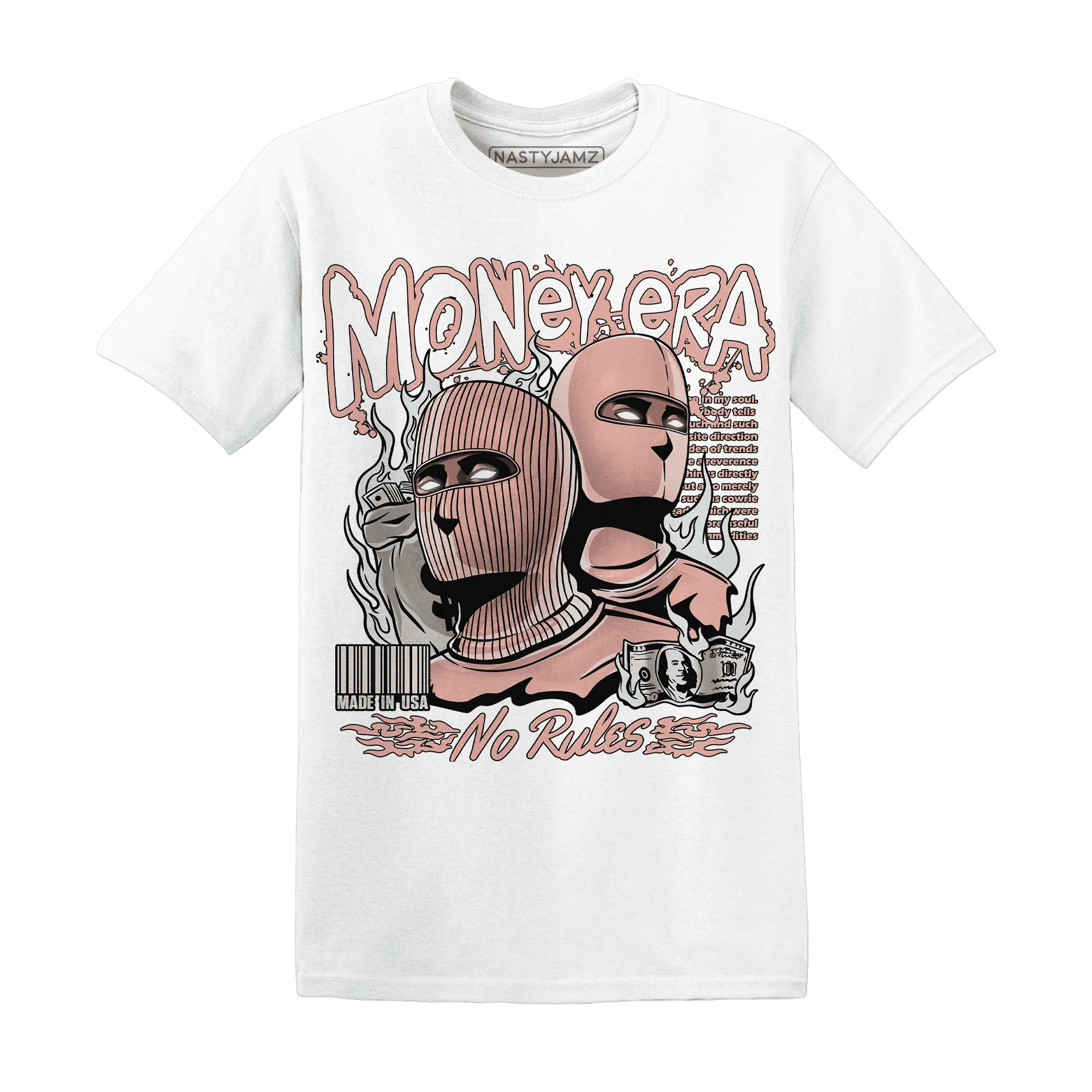 Dunk-Low-Glacier-Blue-Arctic-Orange-NastyJamz-T-Shirt-Match-Money-Era