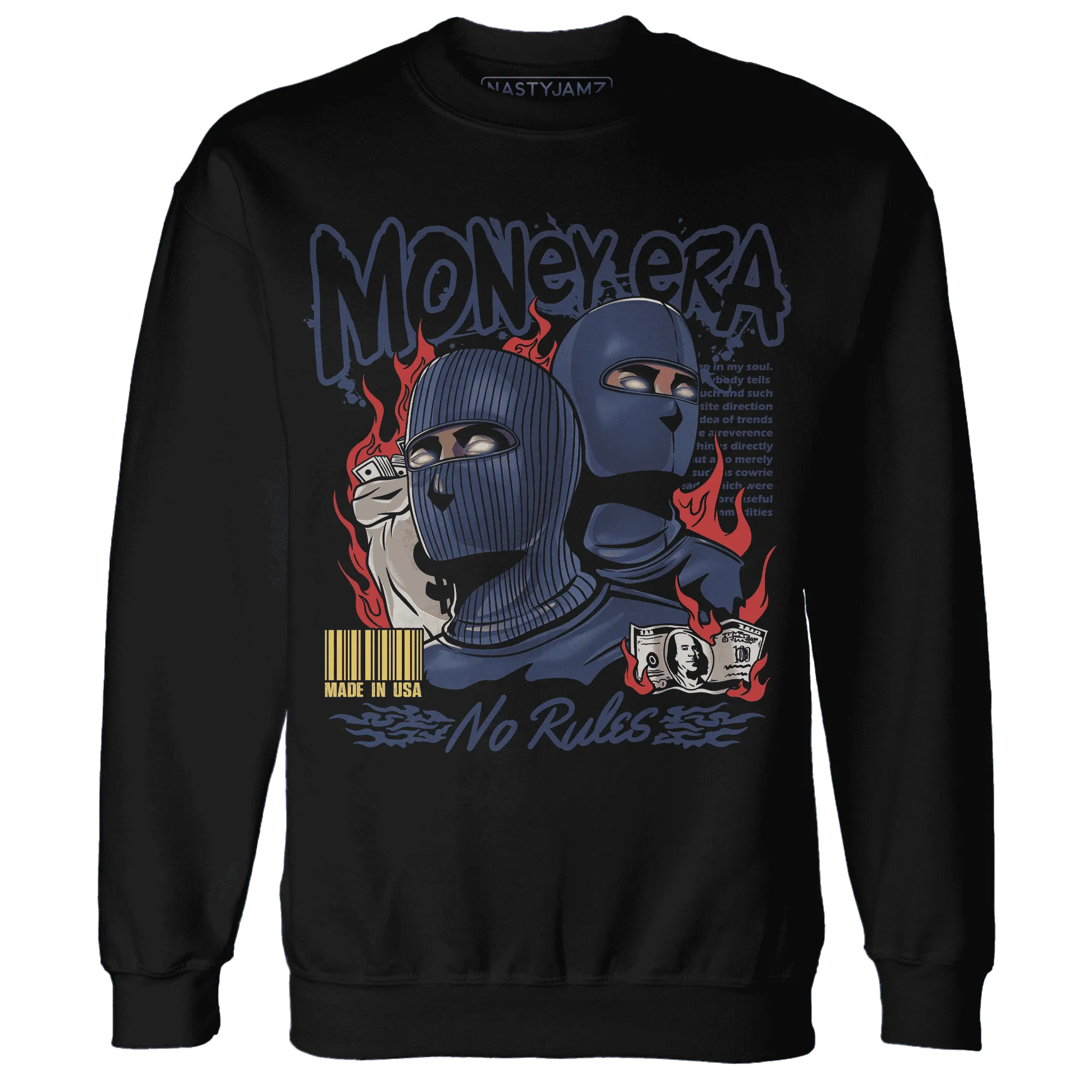 VaporMax-Air-Plus-Midnight-Navy-Gold-Black-NastyJamz-Sweatshirt-Match-Money-Era