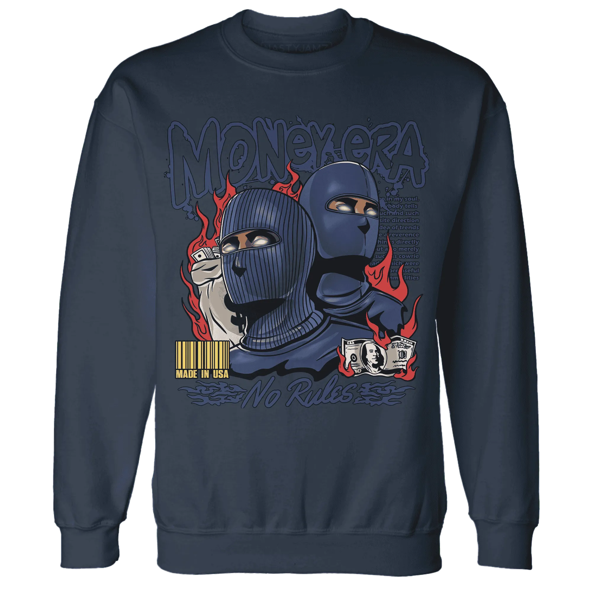 VaporMax-Air-Plus-Midnight-Navy-Gold-Black-NastyJamz-Sweatshirt-Match-Money-Era