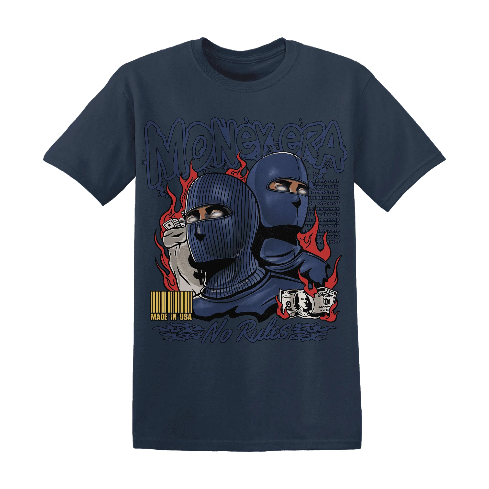 VaporMax-Air-Plus-Midnight-Navy-Gold-Black-NastyJamz-T-Shirt-Match-Money-Era