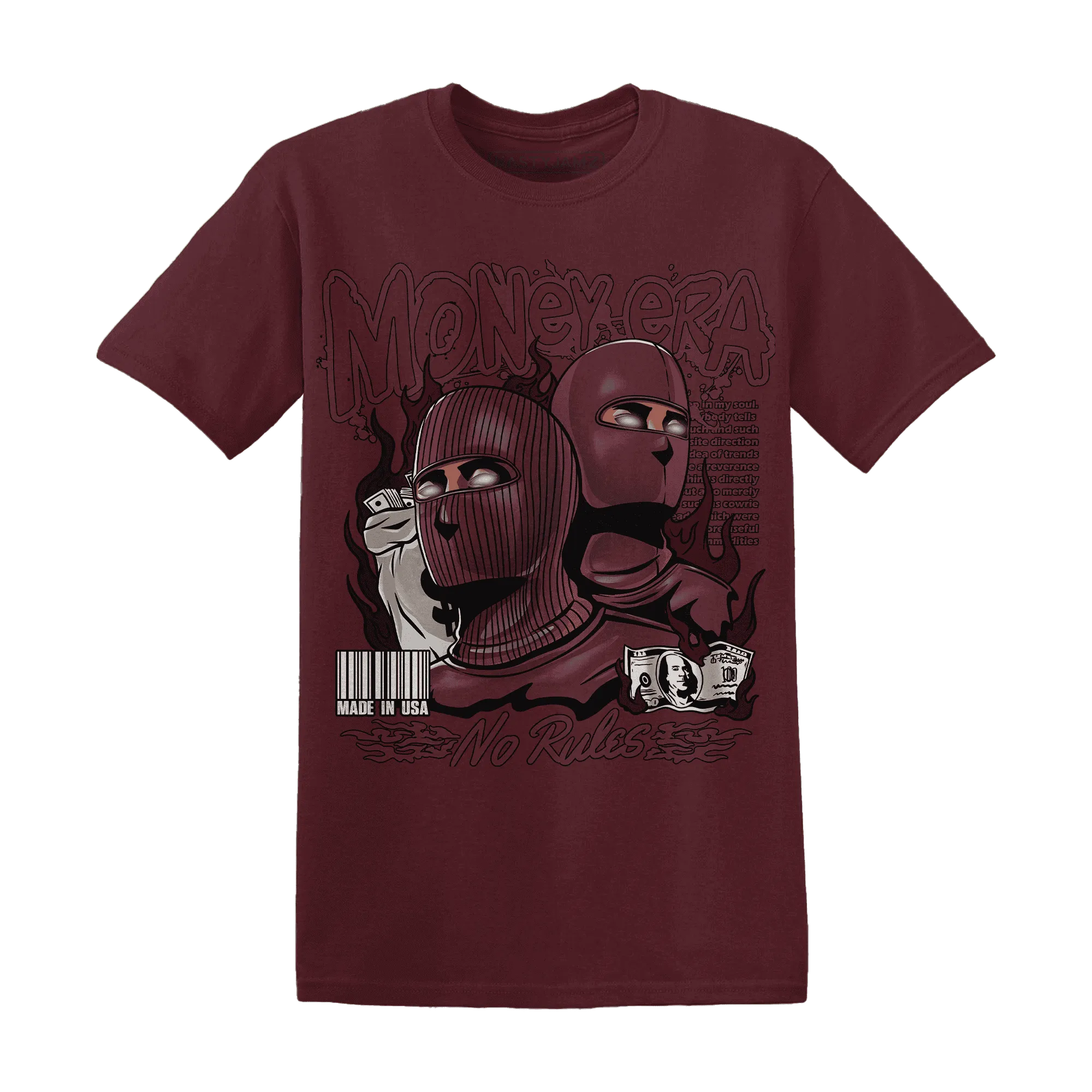 NastyJamz-VaporMax-Night-Maron-Burgundy-T-Shirt-Match-Money-Era
