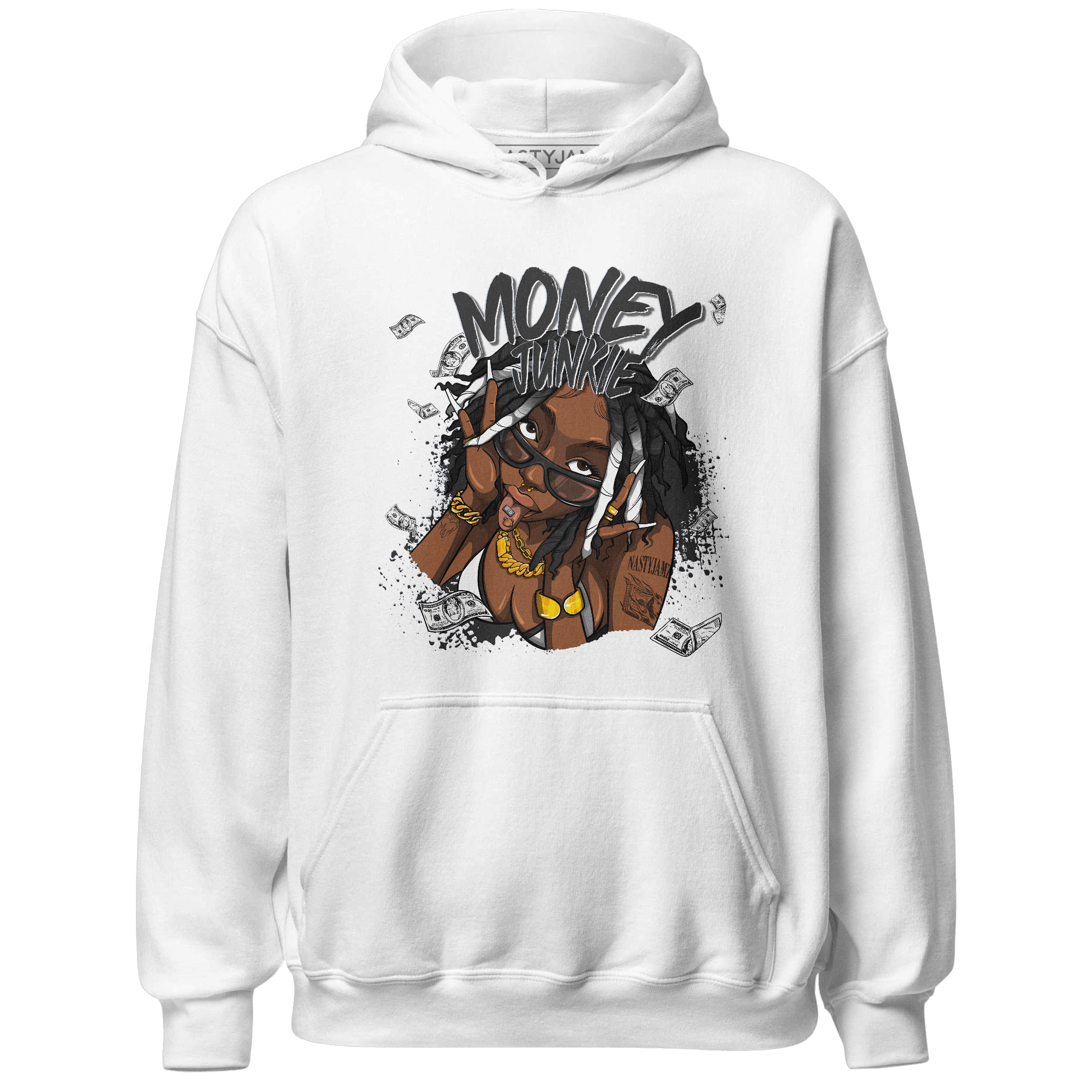 Low Space Jamz 11s Hoodie Match Money Junkie - NastyJamz