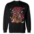 Retro Red Taxi 12s Sweatshirt Match Money Junkie - NastyJamz