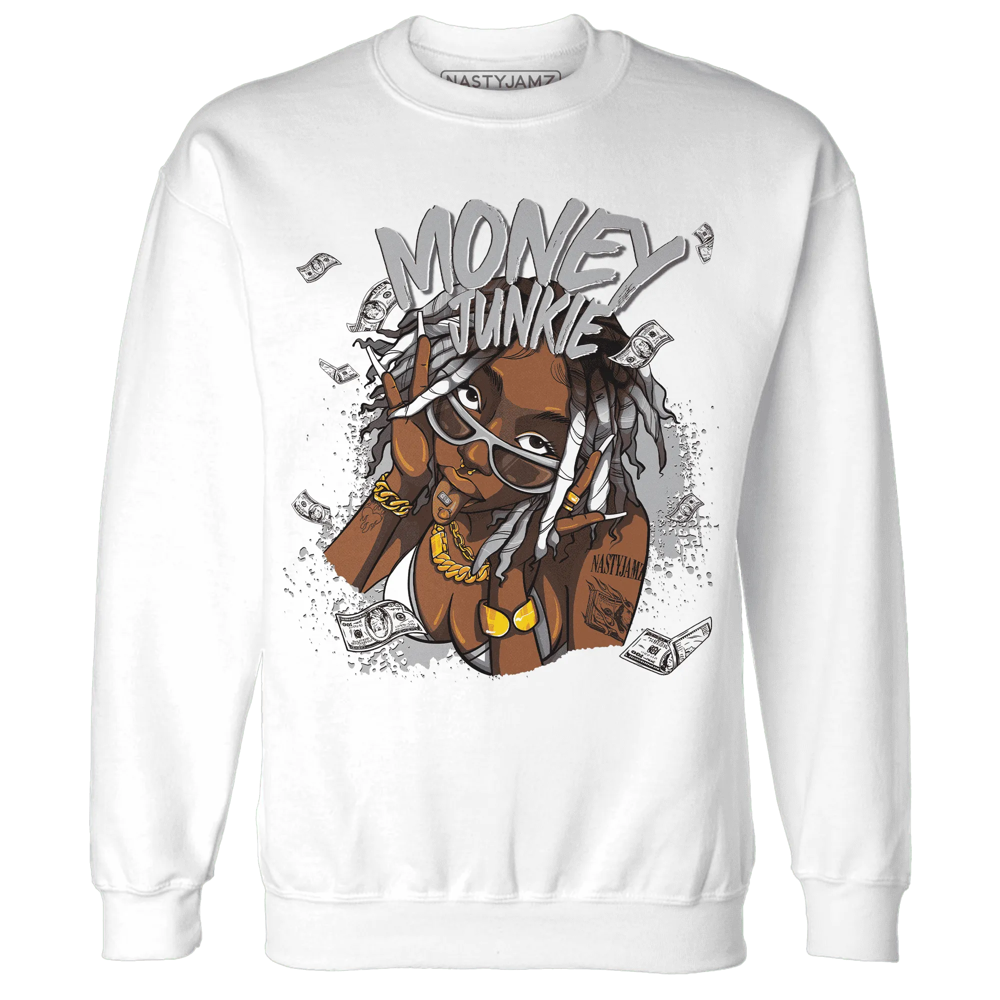 Wolf-Grey-1s-Sweatshirt-Match-Money-Junkie