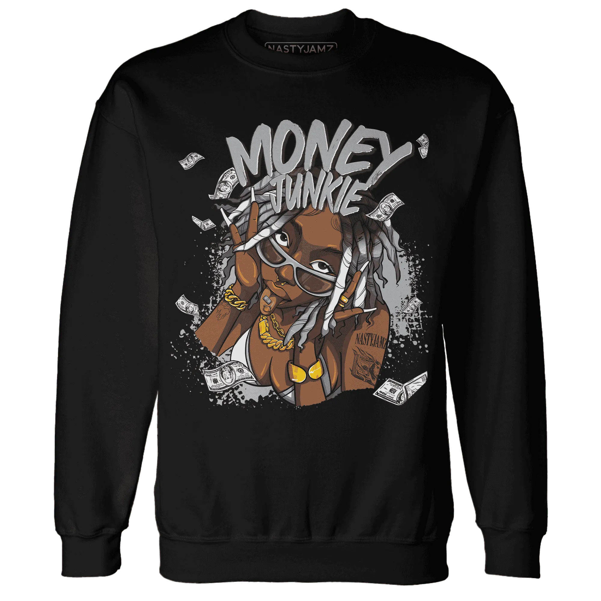 Wolf-Grey-1s-Sweatshirt-Match-Money-Junkie