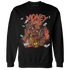Georgia Peach 3s Sweatshirt Match Money Junkie - NastyJamz