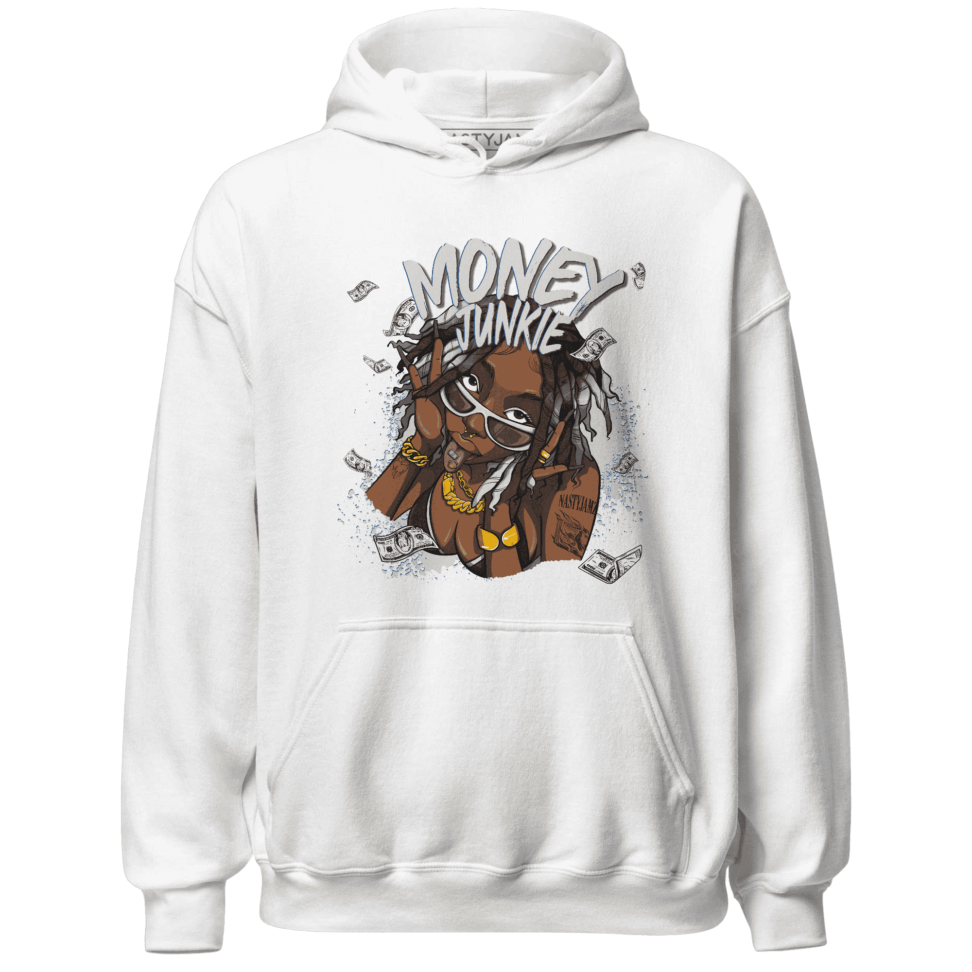 Quaiii 54s Hoodie Match Money Junkie - NastyJamz