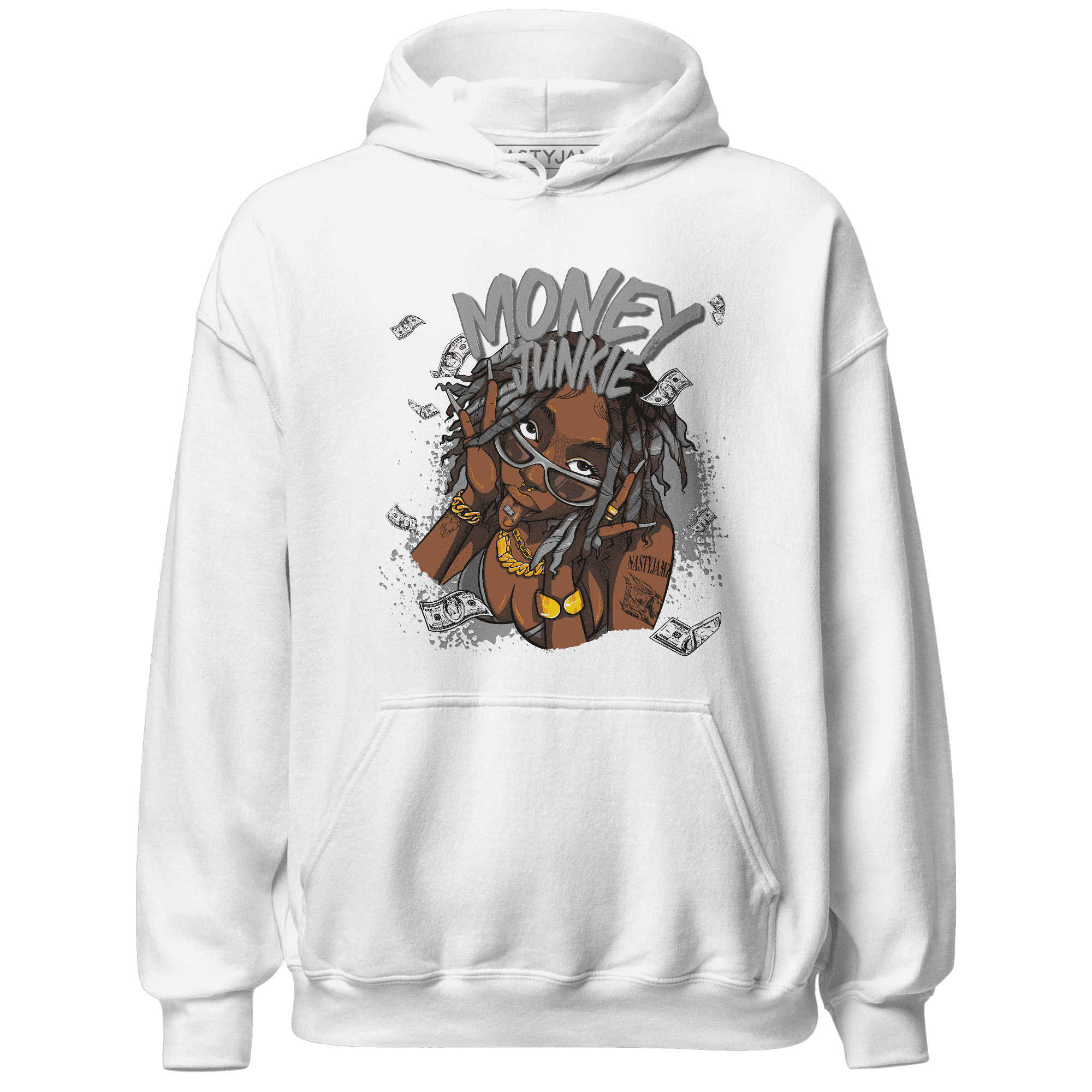 Paris Olympicsss 4s Hoodie Match Money Junkie - NastyJamz