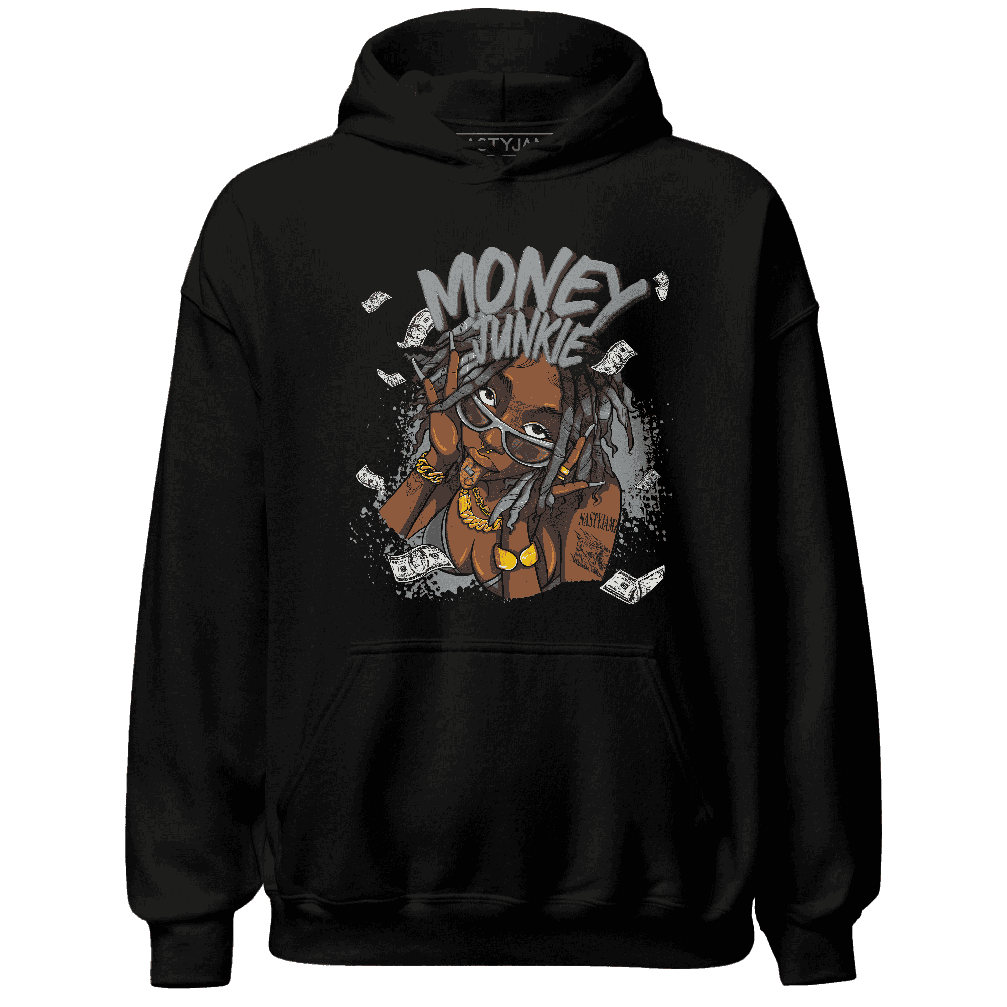 Paris Olympicsss 4s Hoodie Match Money Junkie - NastyJamz
