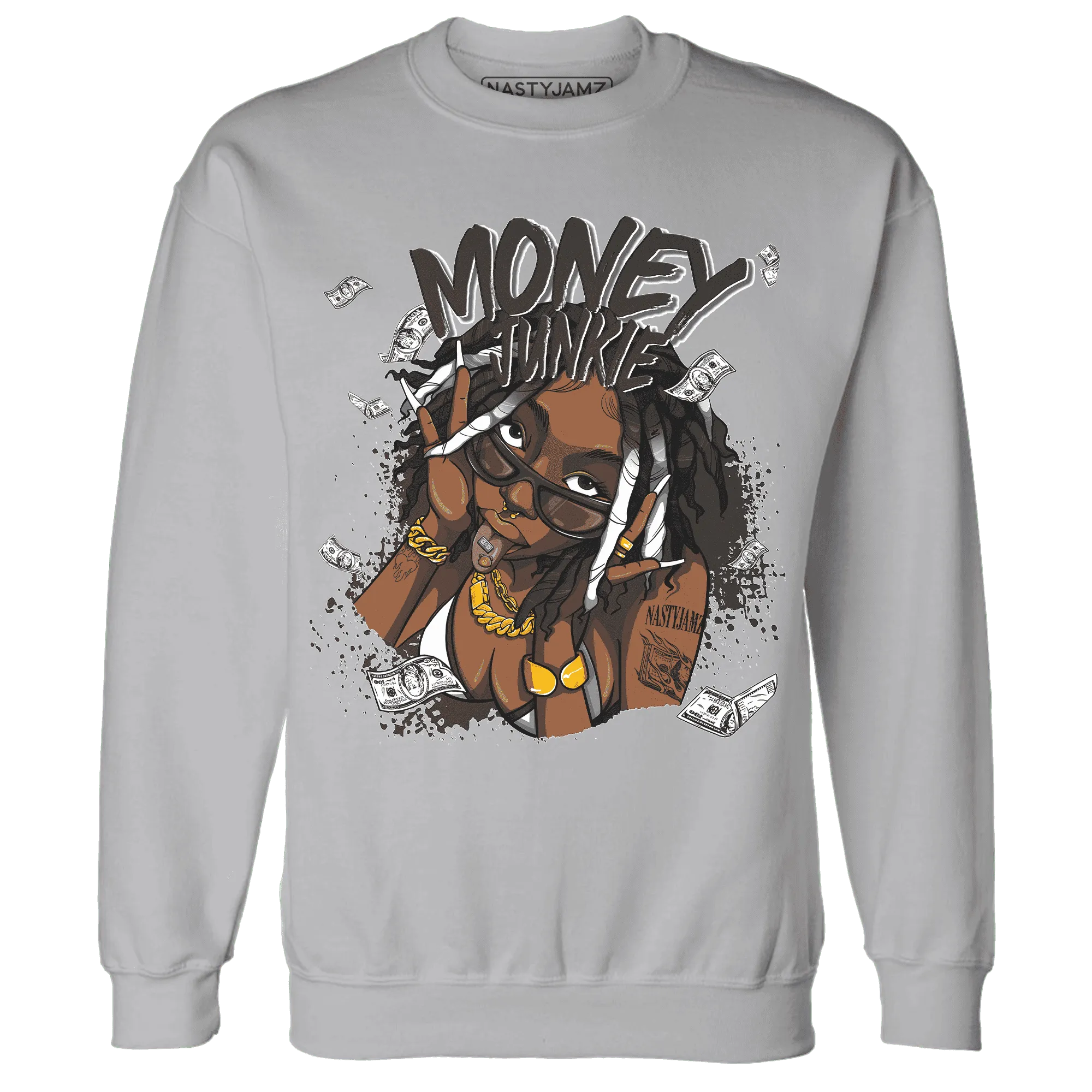 White-Thunder-4s-Sweatshirt-Match-Money-Junkie