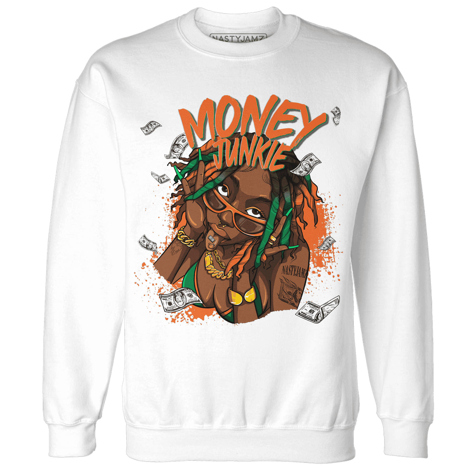 MAM Hurricanes 5s Sweatshirt Match Money Junkie - NastyJamz