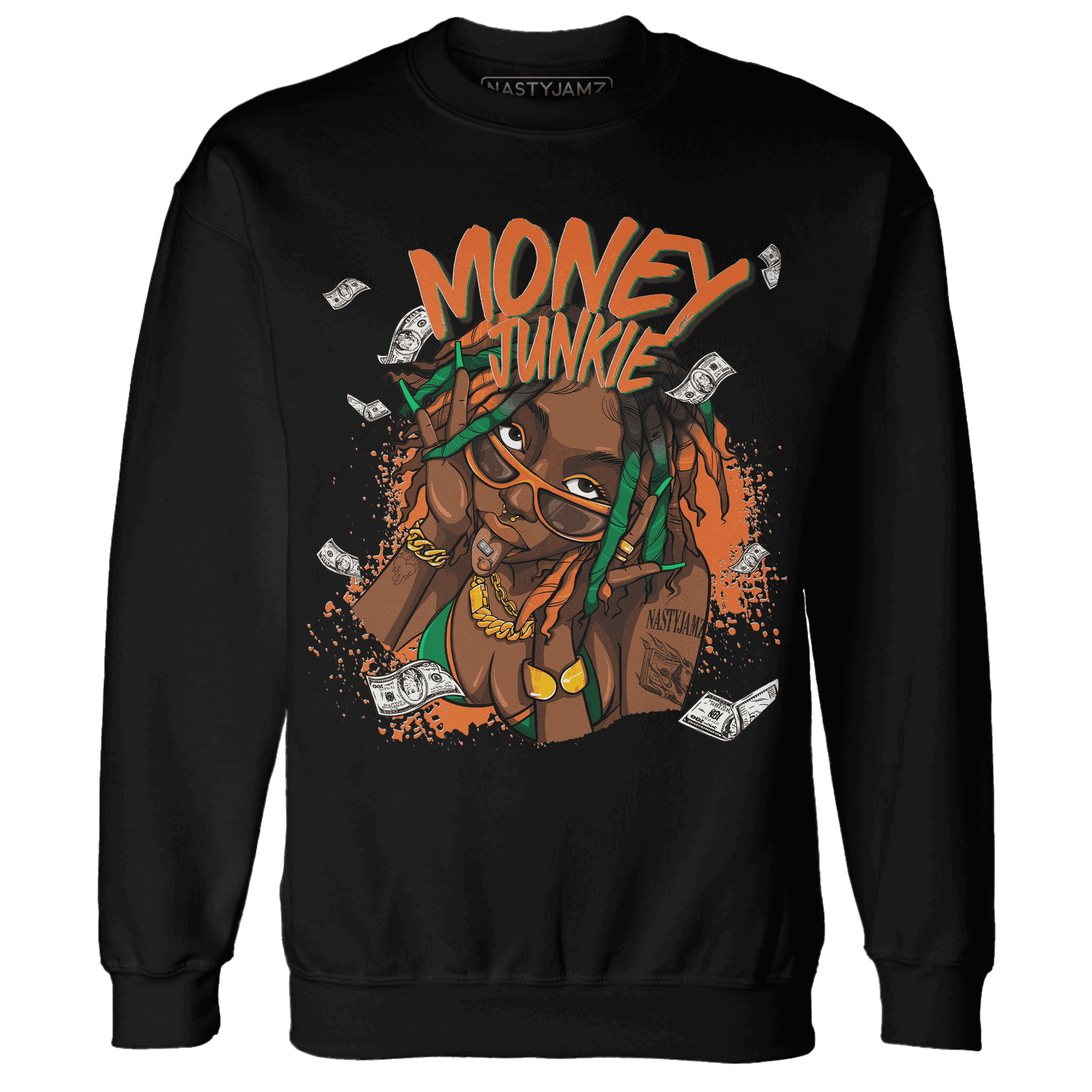MAM Hurricanes 5s Sweatshirt Match Money Junkie - NastyJamz