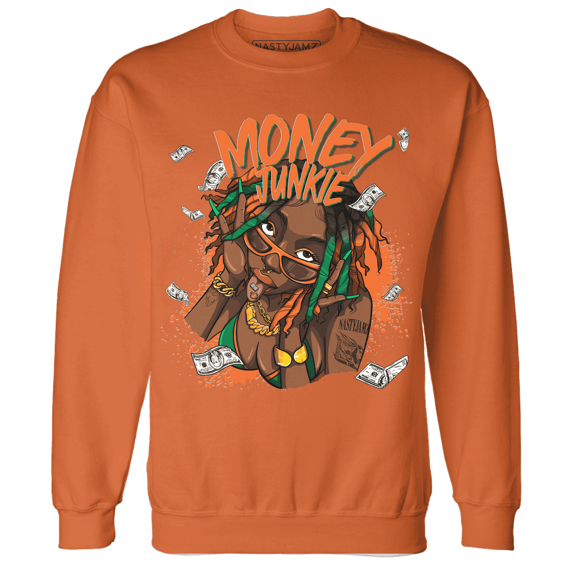 MAM Hurricanes 5s Sweatshirt Match Money Junkie - NastyJamz