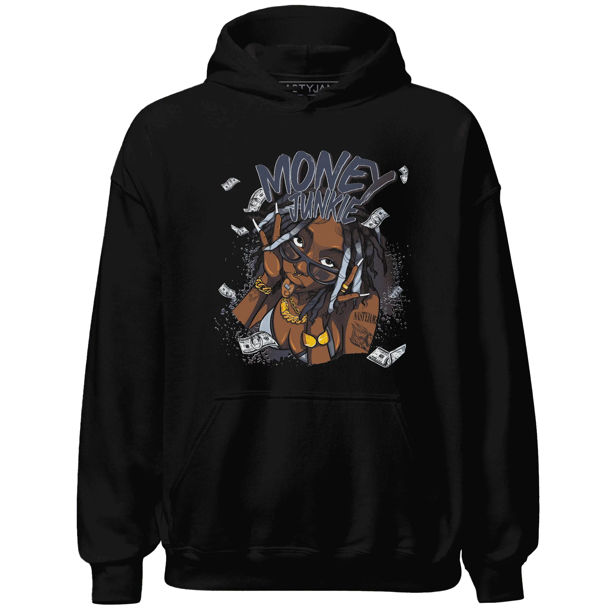 White-Navy-6s-Hoodie-Match-Money-Junkie