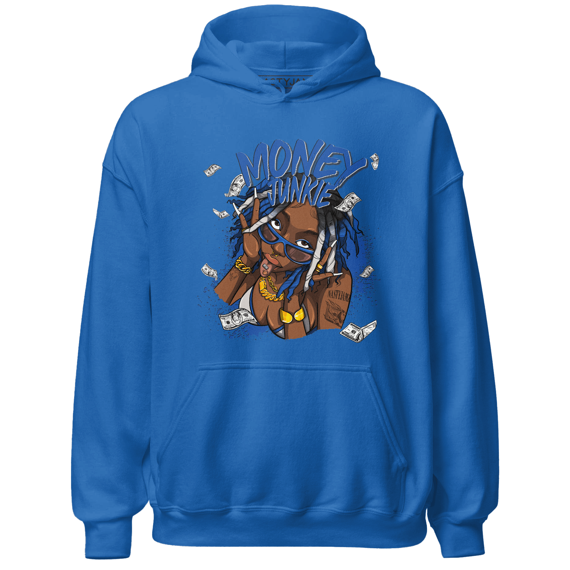 Air Max 1 86 Royal Hoodie Match Money Junkie - NastyJamz