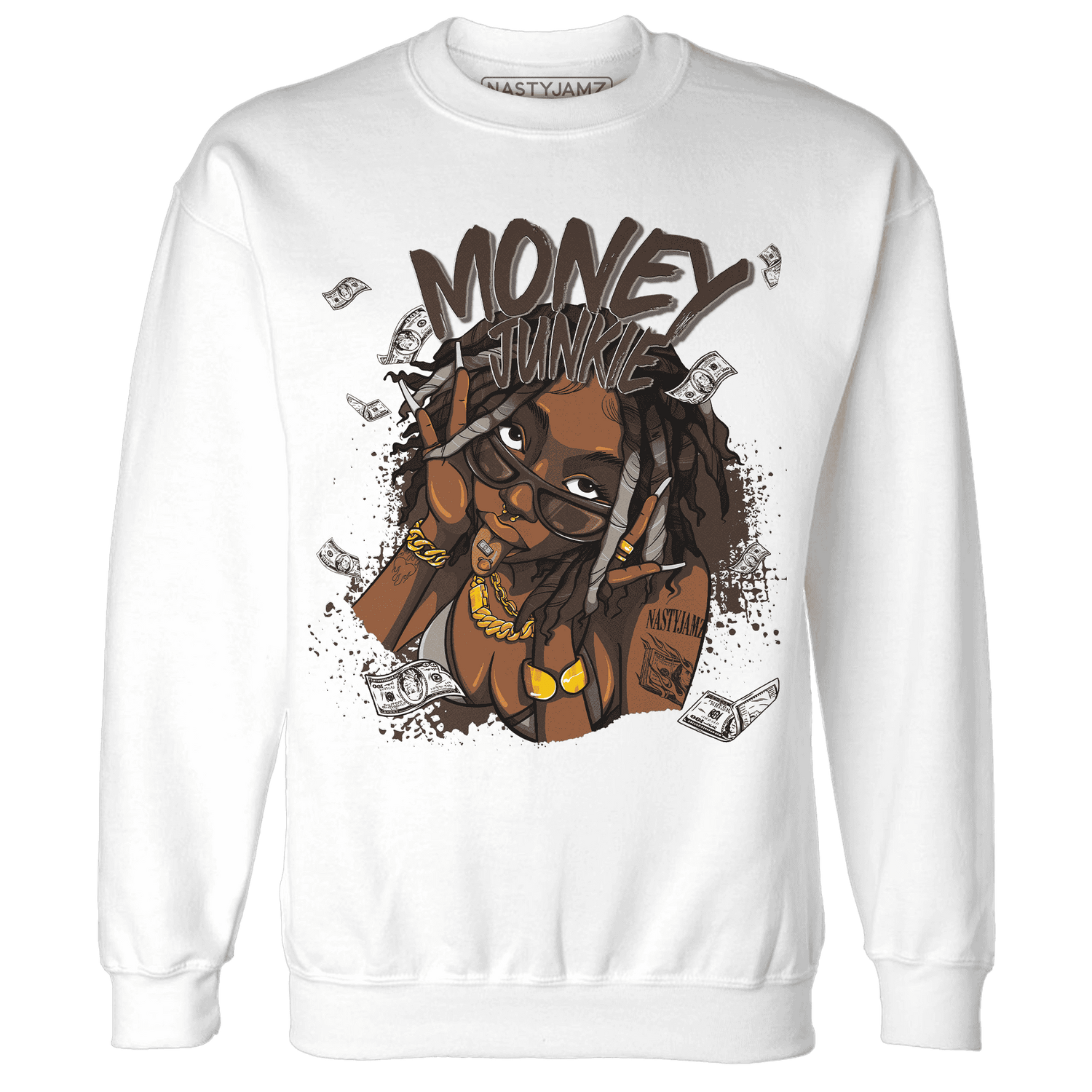 Dunk Low Baroque Brown Sweatshirt Match Money Junkie - NastyJamz