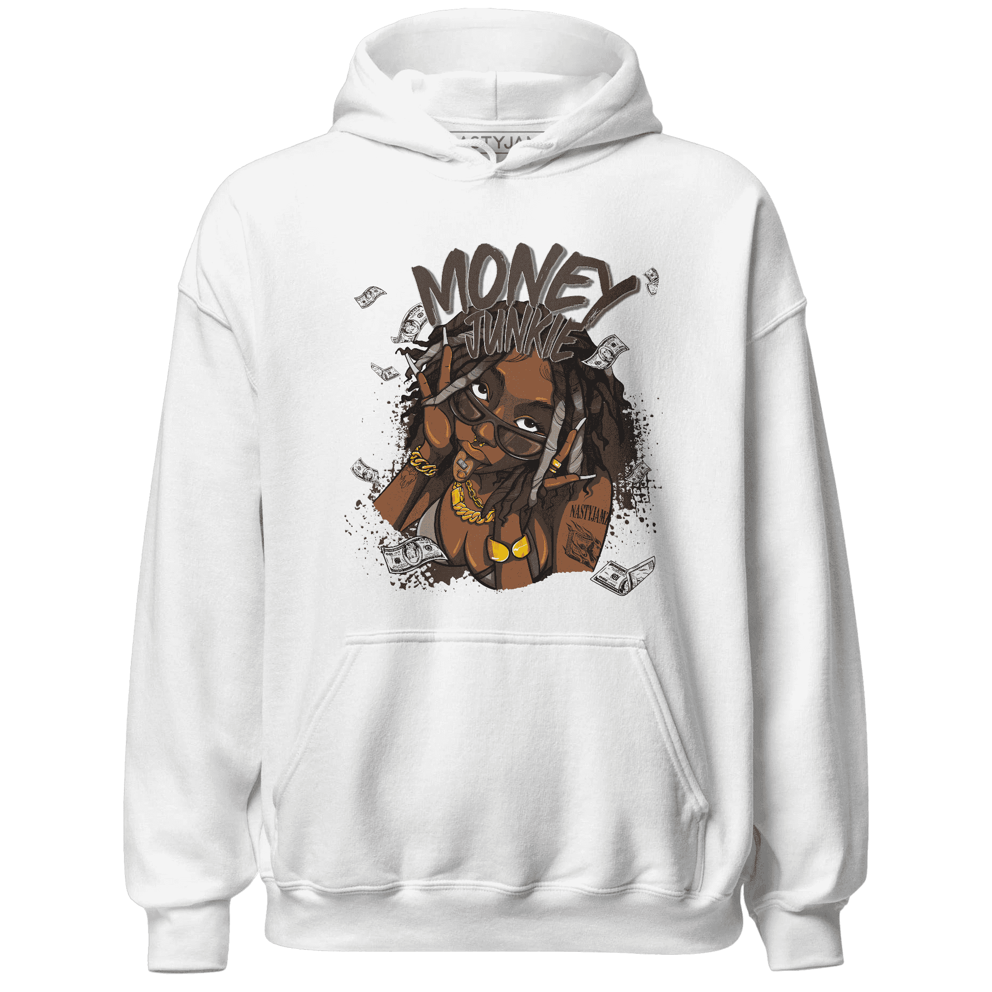Dunk Low Baroque Brown Hoodie Match Money Junkie - NastyJamz