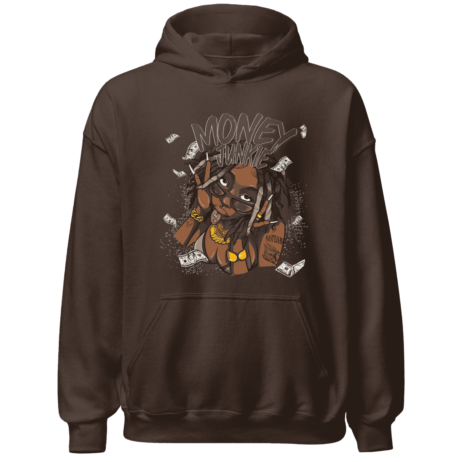 Dunk Low Baroque Brown Hoodie Match Money Junkie - NastyJamz