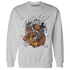 Retro High OG Black White 1s Sweatshirt Match Money Junkie - NastyJamz