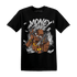 Retro High OG Black White 1s T Shirt Match Money Junkie - NastyJamz