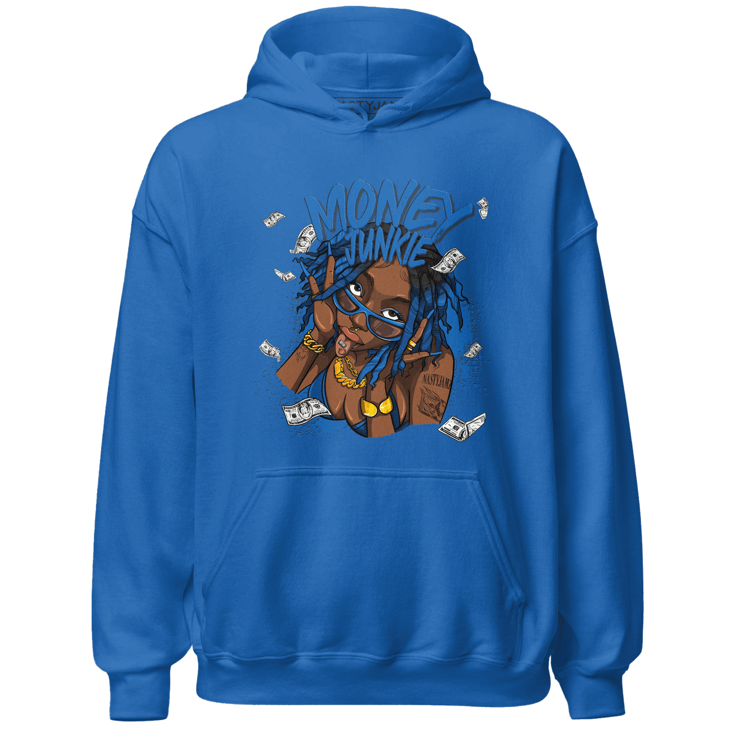 Royal Reimagined 1s Hoodie Match Money Junkie - NastyJamz