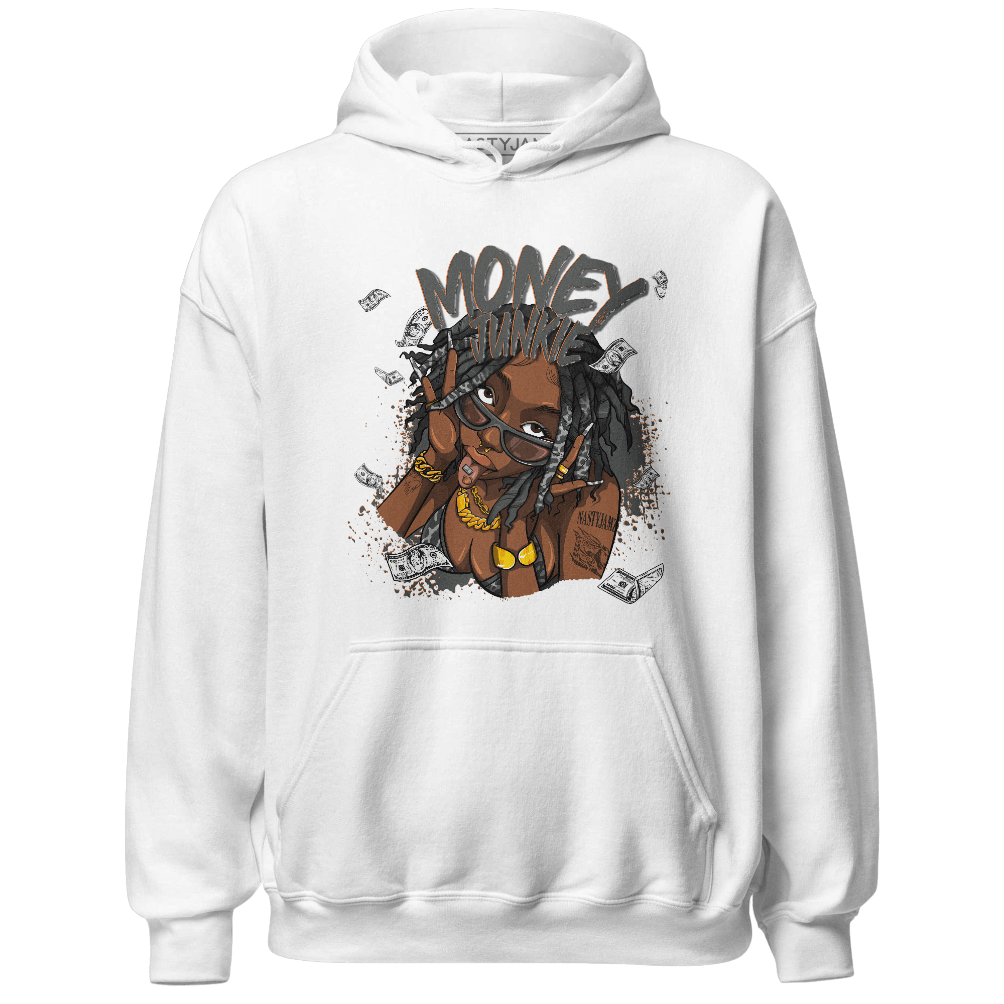 Fear Pack 3s Hoodie Match Money Junkie - NastyJamz