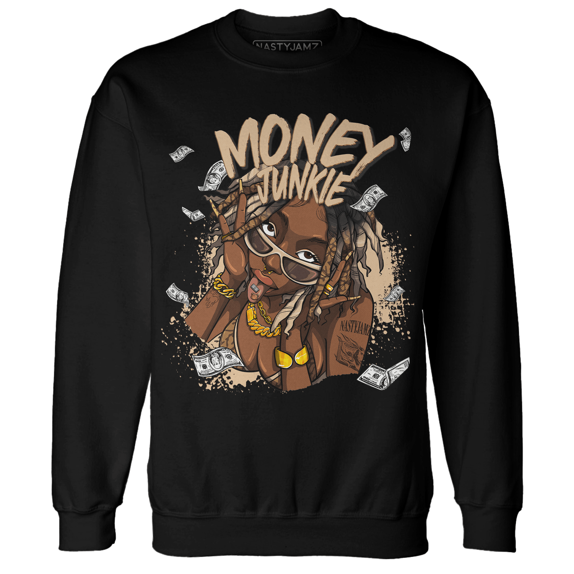Palomino 3s Sweatshirt Match Money Junkie - NastyJamz