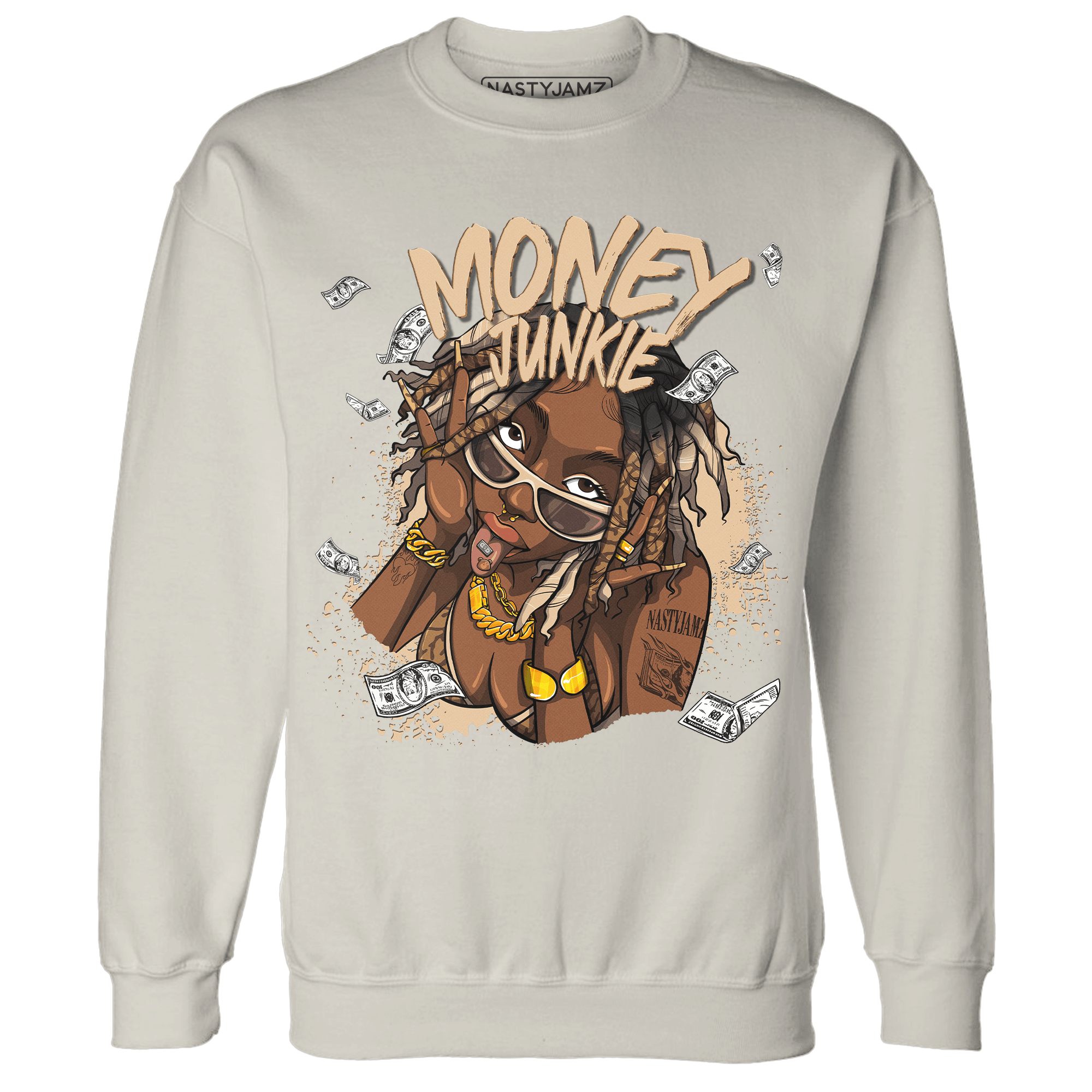 Palomino 3s Sweatshirt Match Money Junkie - NastyJamz