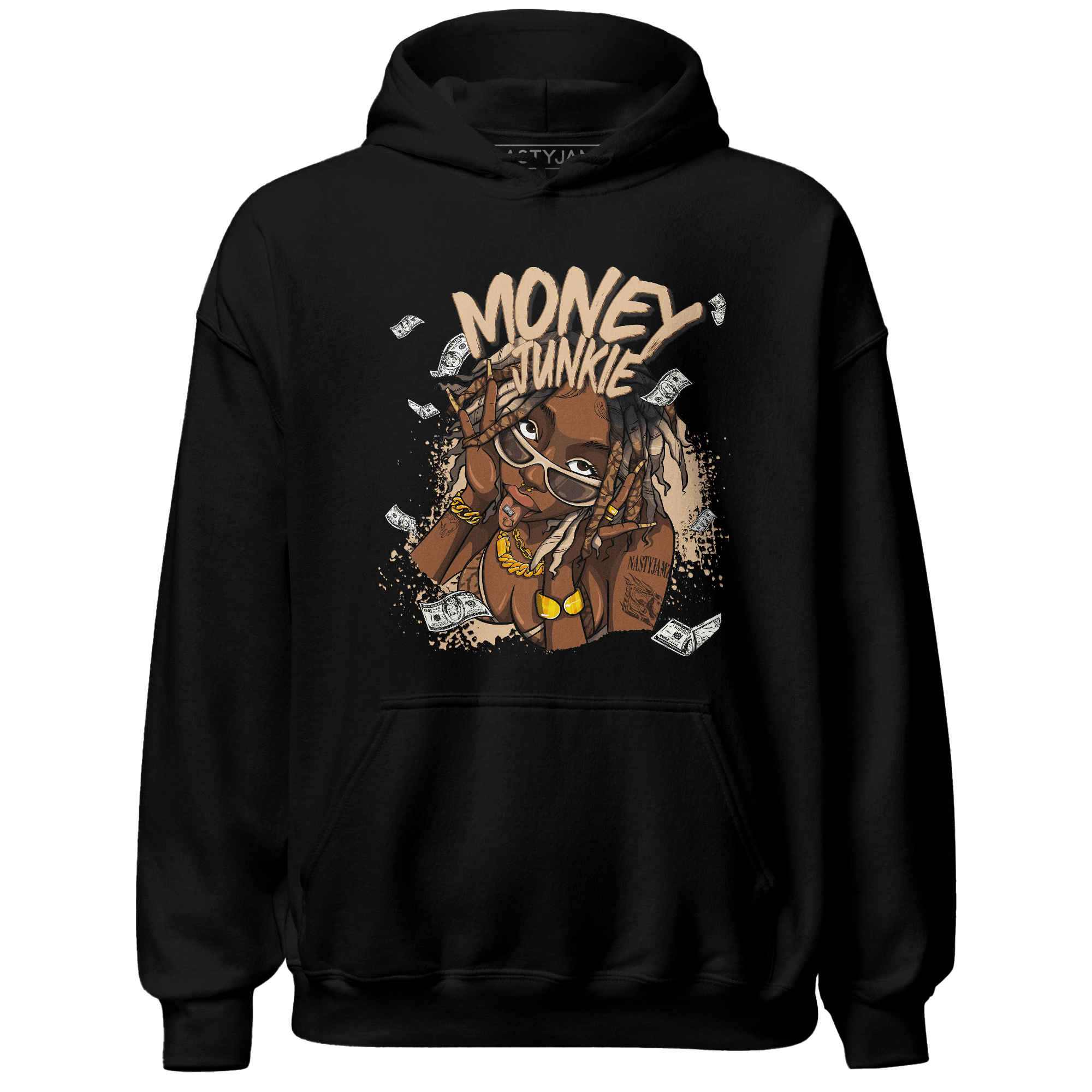 Palomino 3s Hoodie Match Money Junkie - NastyJamz