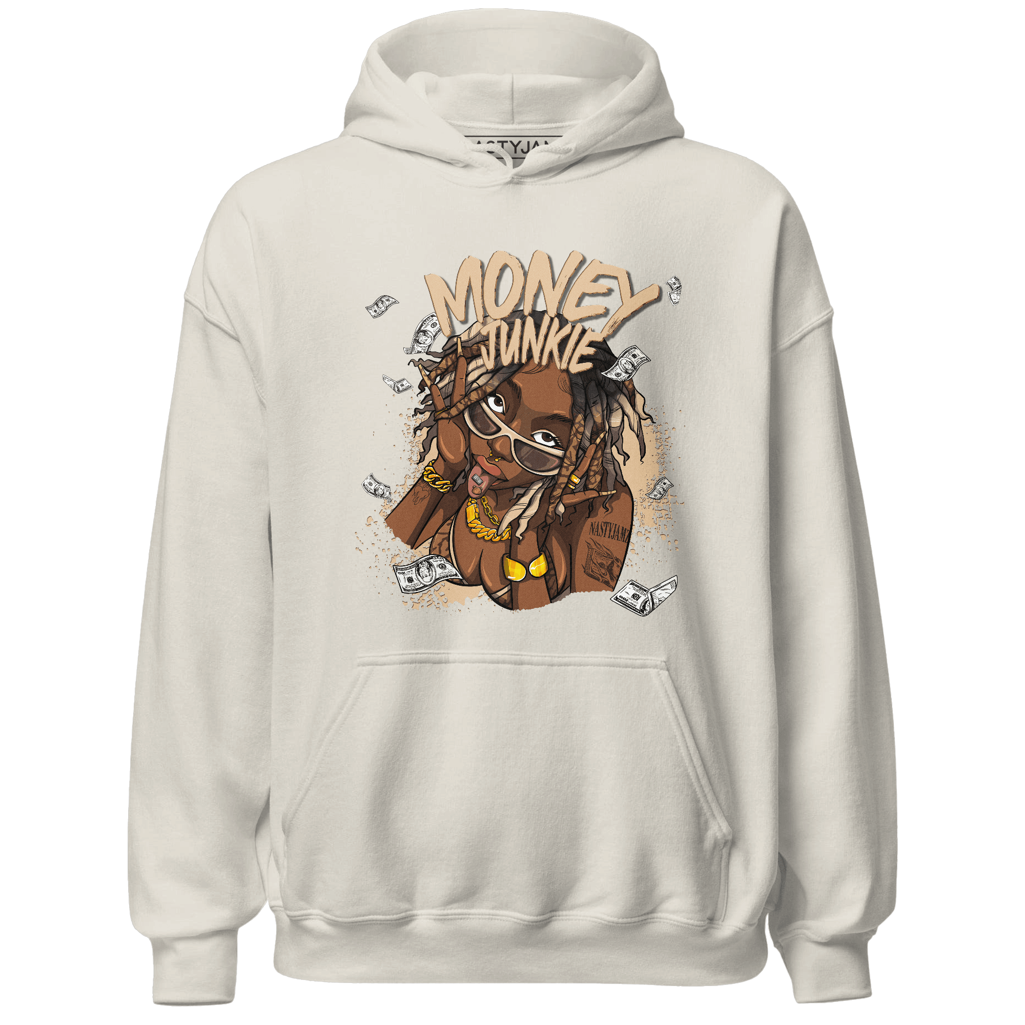 Palomino 3s Hoodie Match Money Junkie - NastyJamz