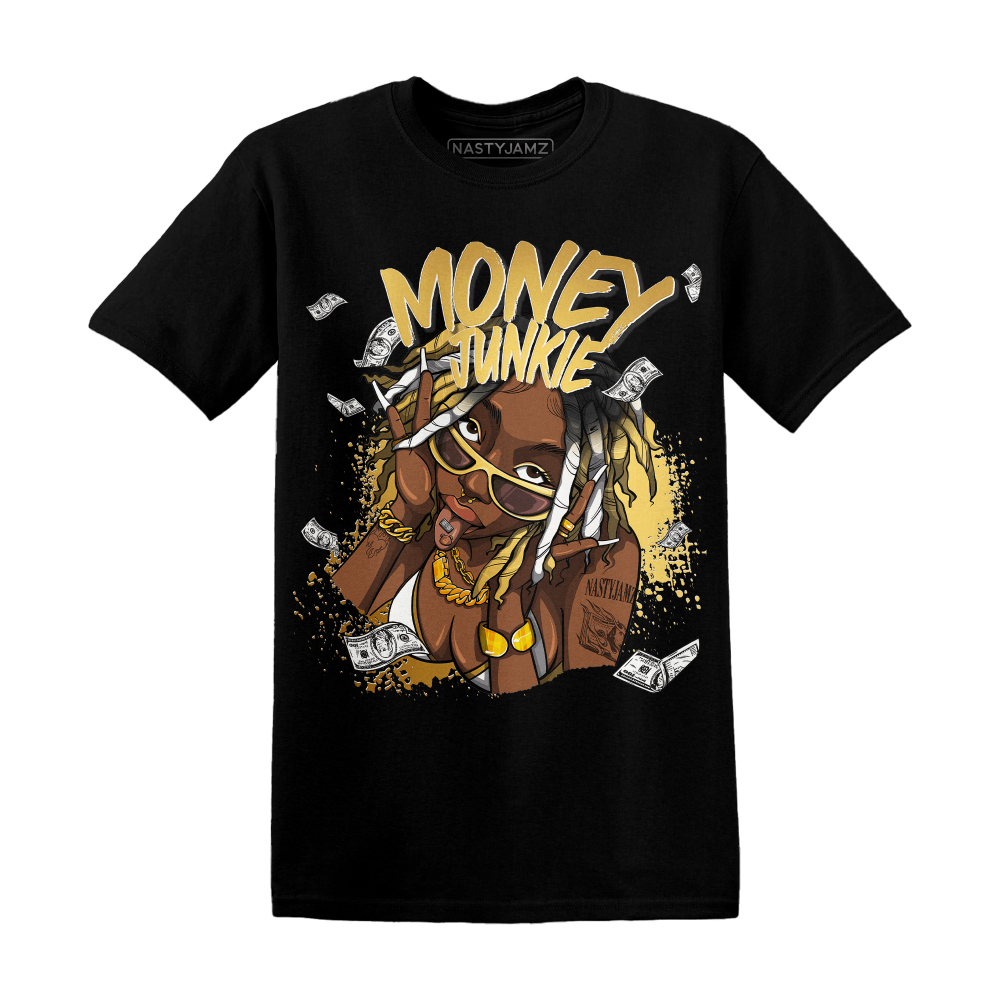 Sail 4s T Shirt Match Money Junkie - NastyJamz