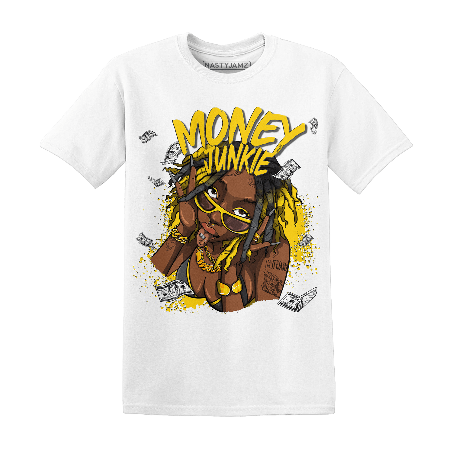 Thunder 4s T Shirt Match Money Junkie - NastyJamz