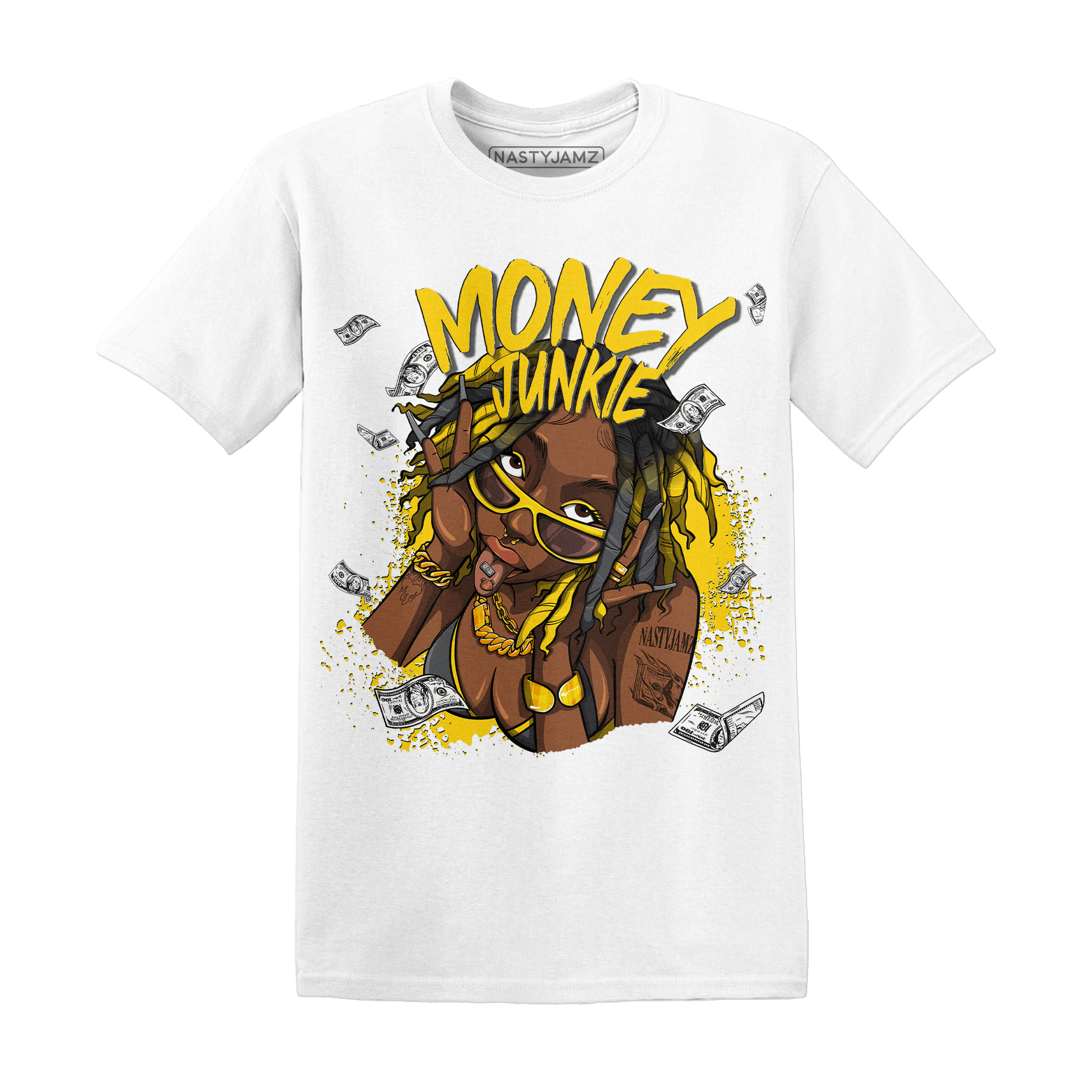 Thunder 4s T Shirt Match Money Junkie - NastyJamz