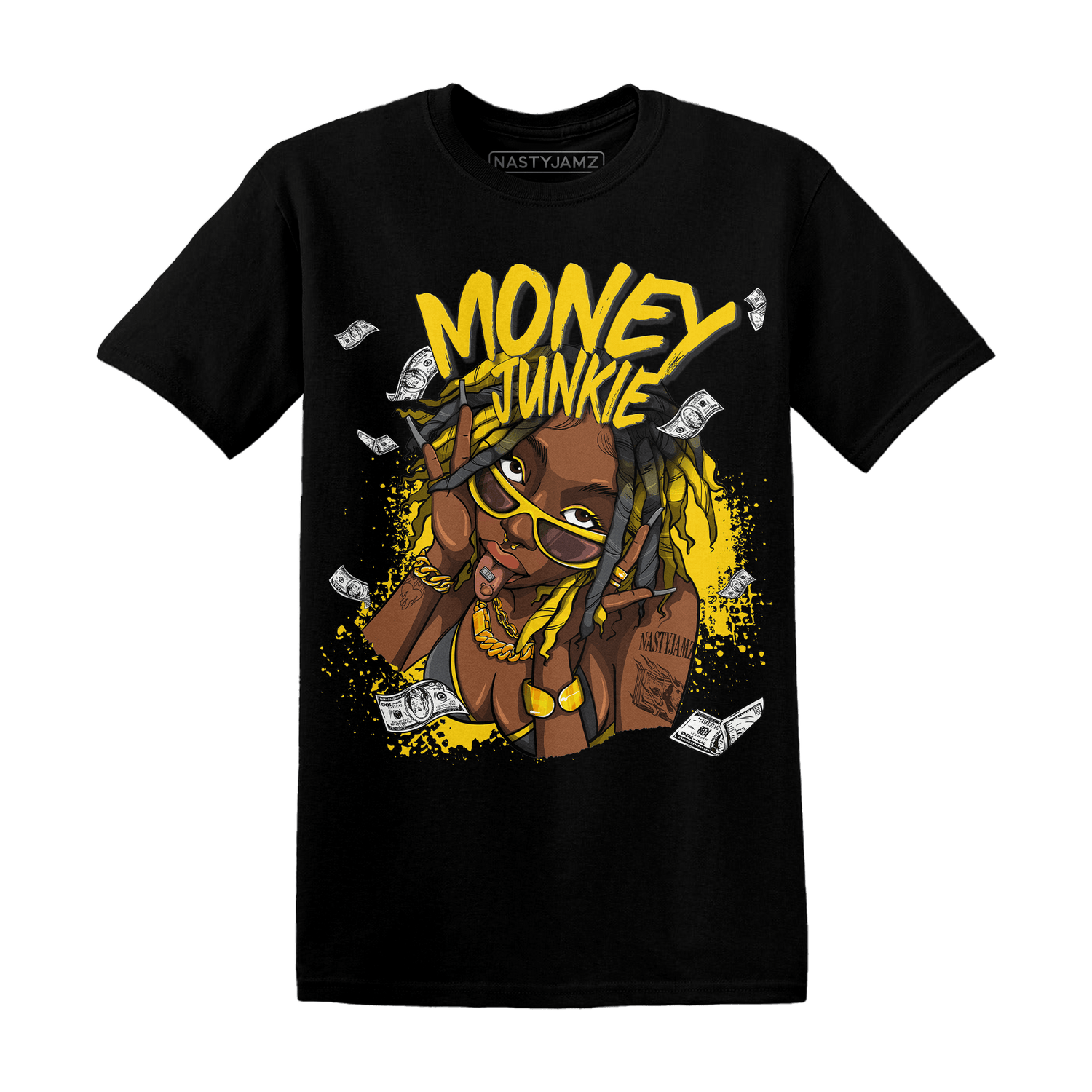 Thunder 4s T Shirt Match Money Junkie - NastyJamz