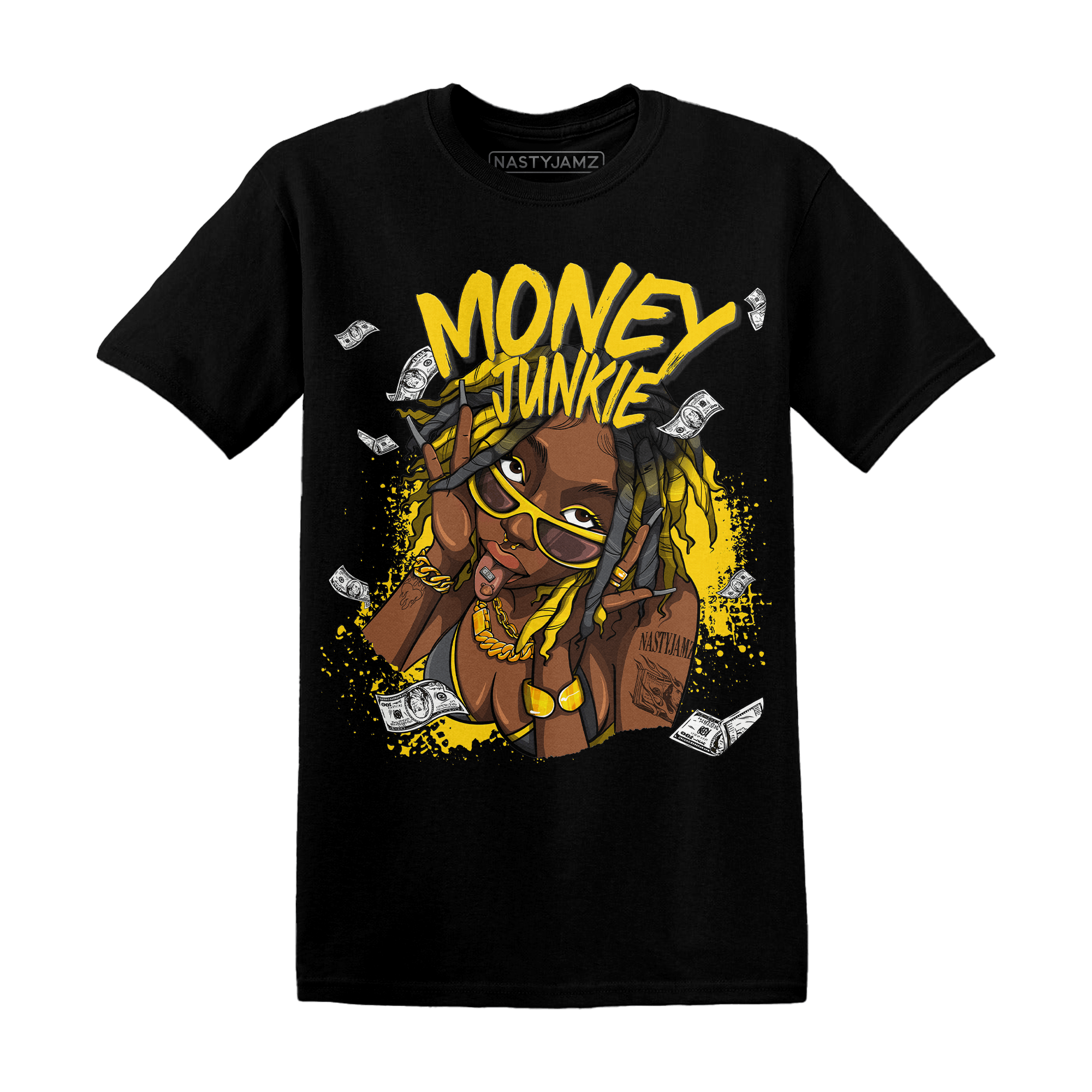 Thunder 4s T Shirt Match Money Junkie - NastyJamz