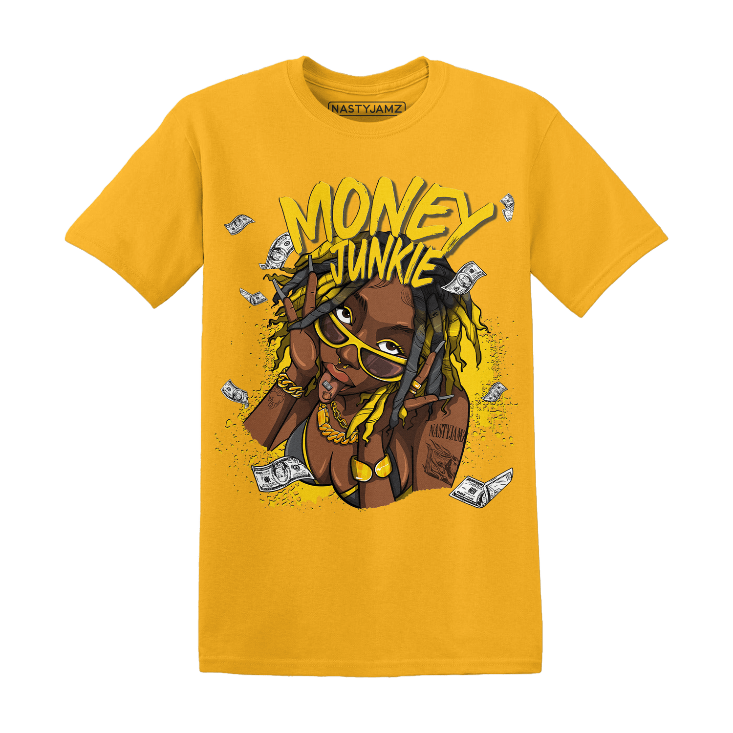 Thunder 4s T Shirt Match Money Junkie - NastyJamz