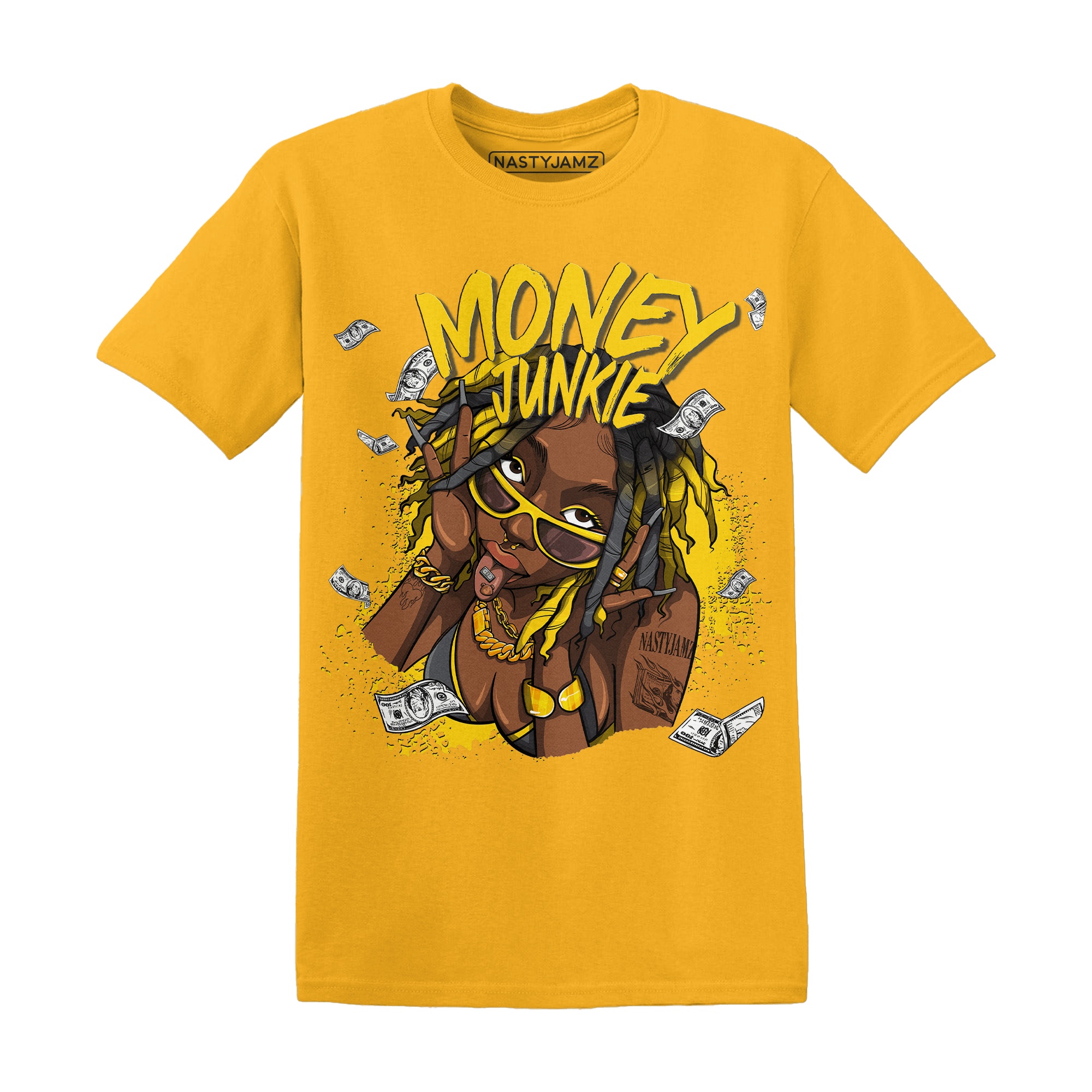 Thunder 4s T Shirt Match Money Junkie - NastyJamz