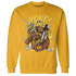 Yellow Ochre 6s Sweatshirt Match Money Junkie - NastyJamz