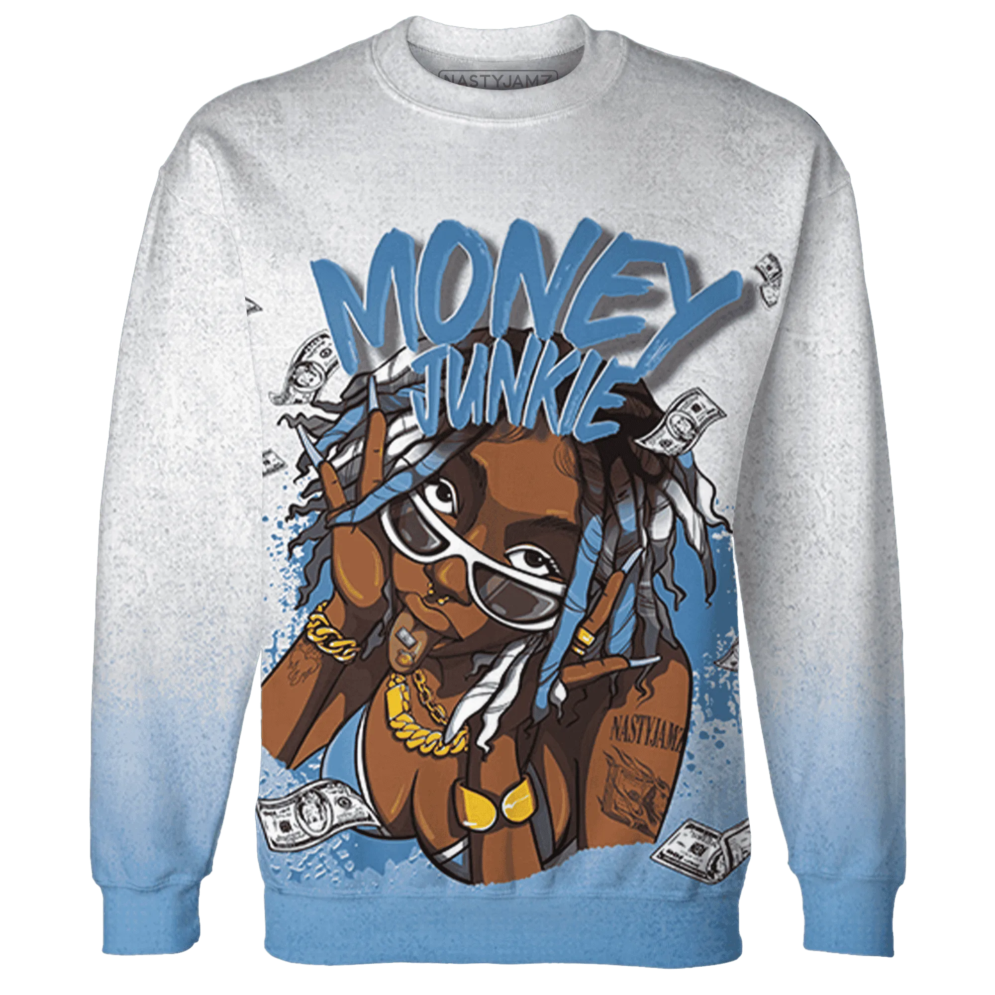 Carolina-Blue-Univercitii-17s-Sweatshirt-Match-Money-Junkie-3D