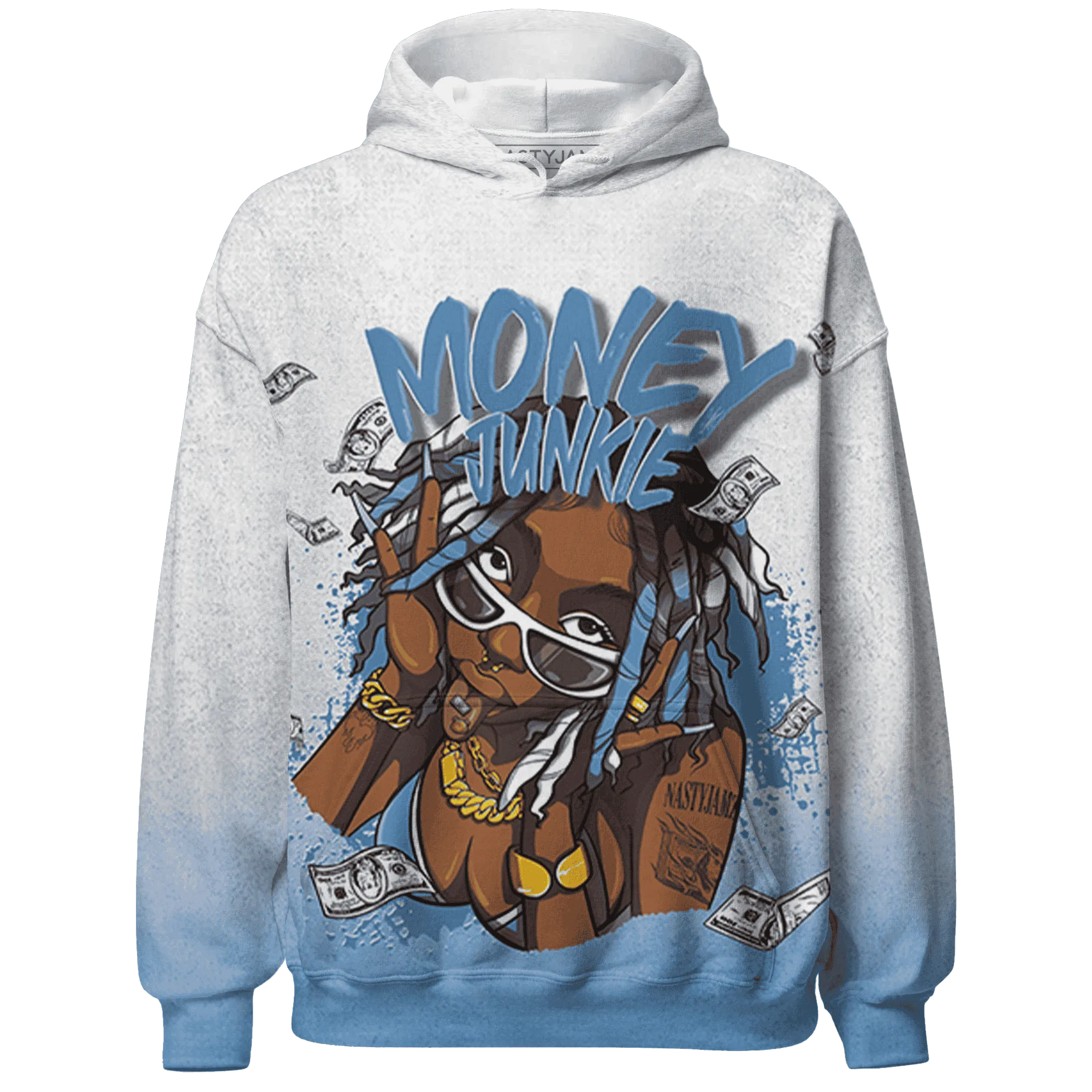 Carolina-Blue-Univercitii-17s-Hoodie-Match-Money-Junkie-3D