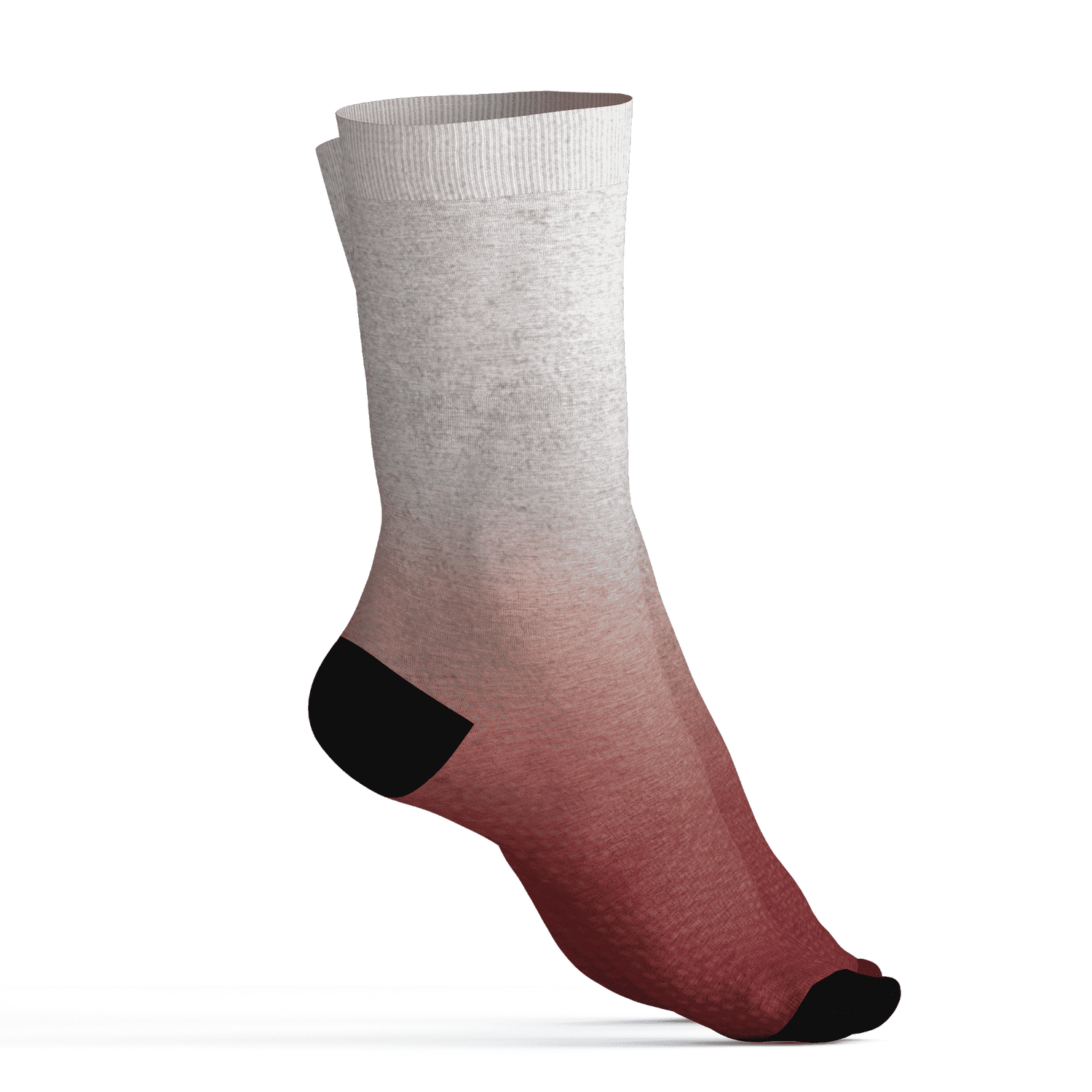 High 85 Metallic Burgundy 1s Socks Match Money Junkie 3D All-Over Print - NastyJamz