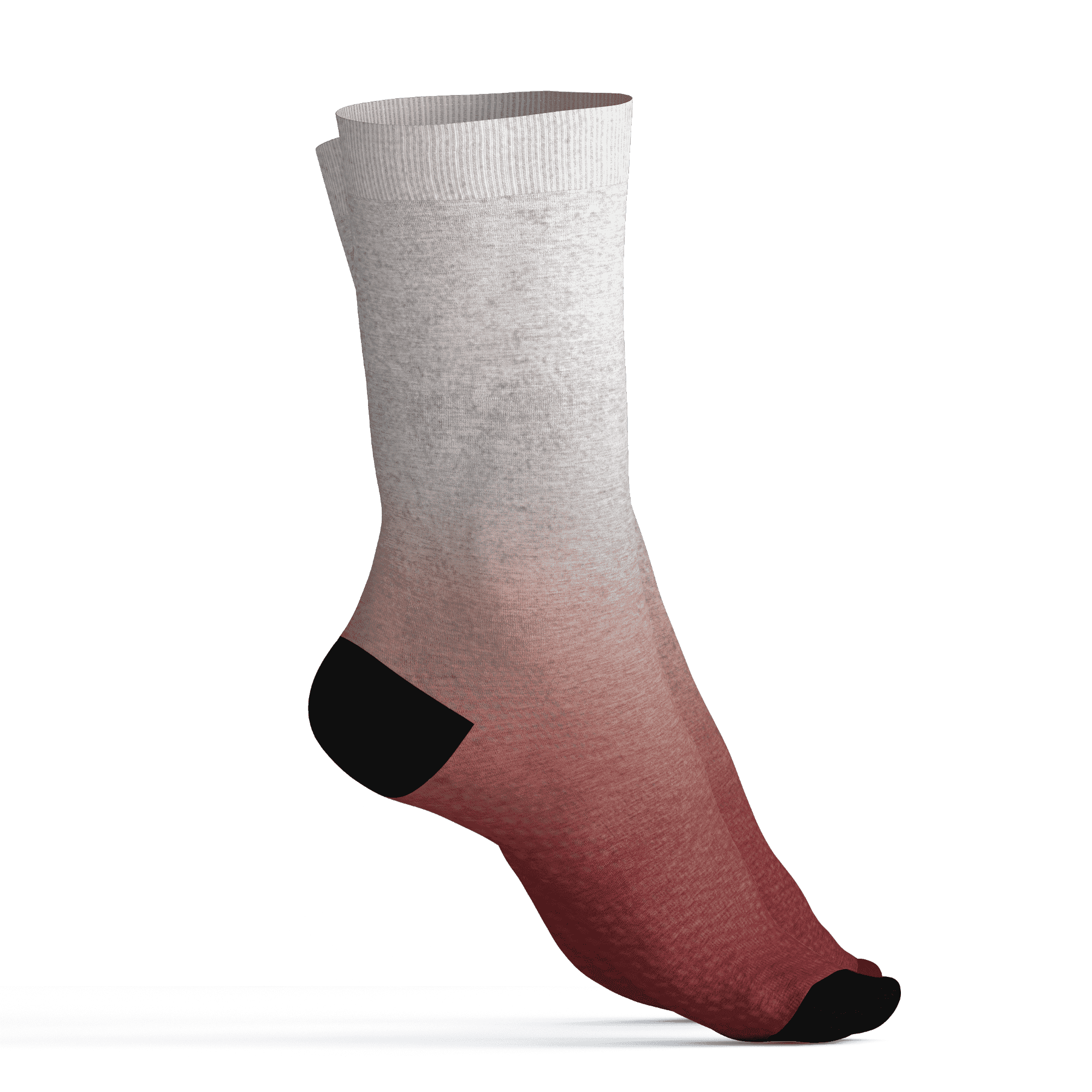 High 85 Metallic Burgundy 1s Socks Match Money Junkie 3D All-Over Print - NastyJamz