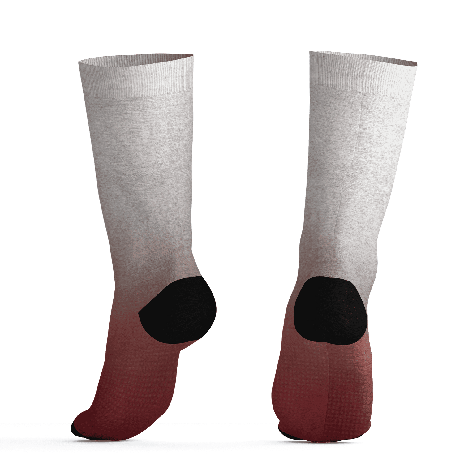 High 85 Metallic Burgundy 1s Socks Match Money Junkie 3D All-Over Print - NastyJamz