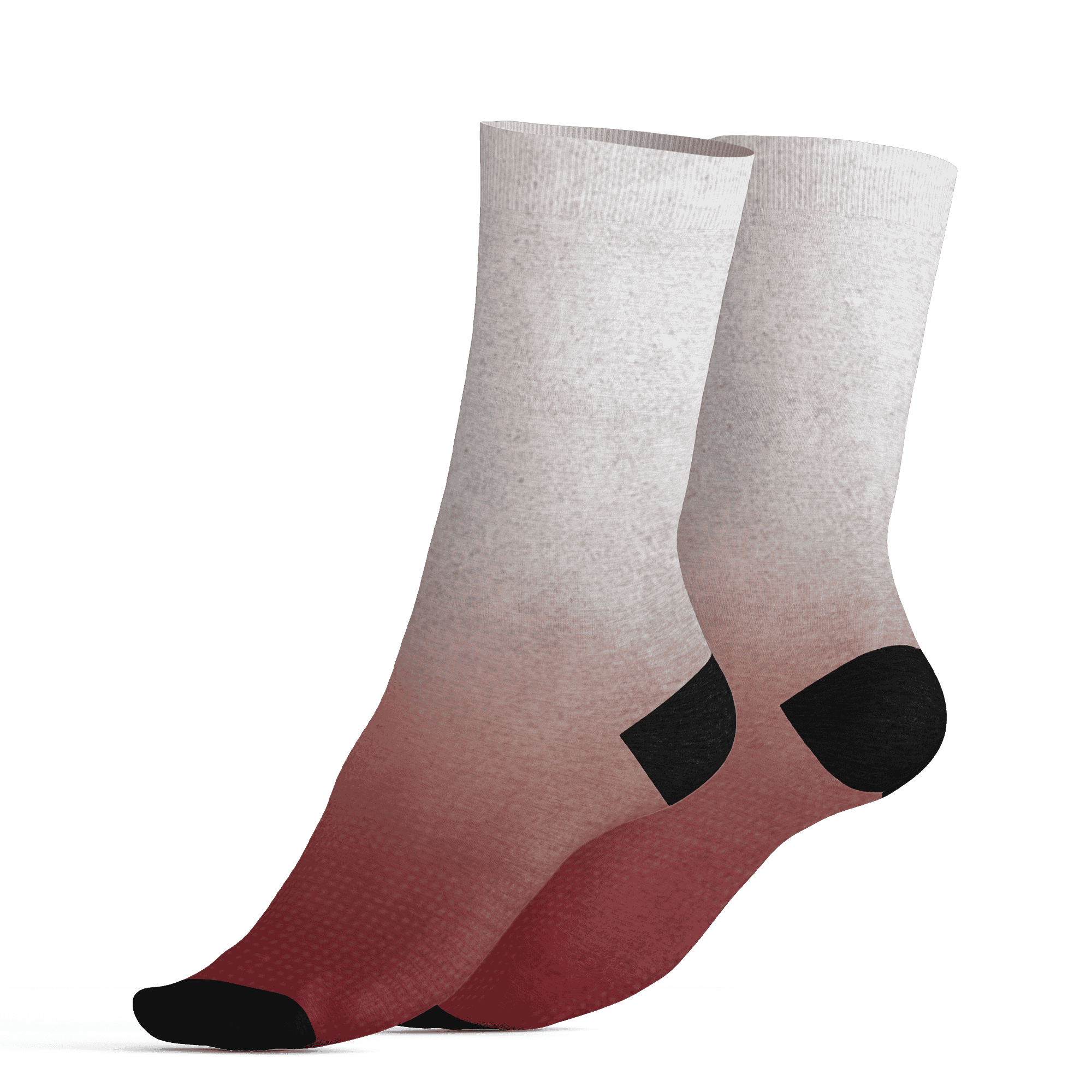 High 85 Metallic Burgundy 1s Socks Match Money Junkie 3D All-Over Print - NastyJamz