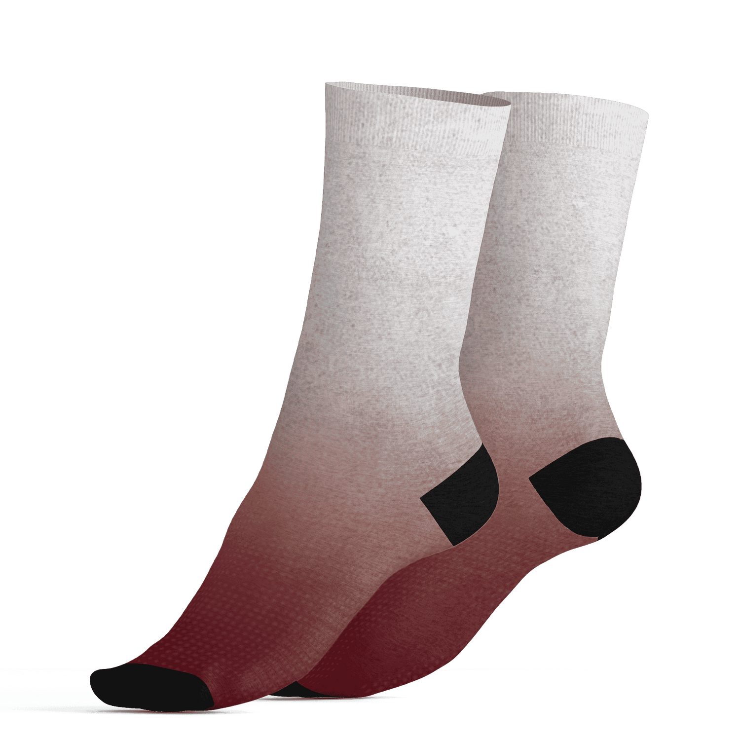 High White Team Red 1s Socks Match Money Junkie 3D All-Over Print - NastyJamz