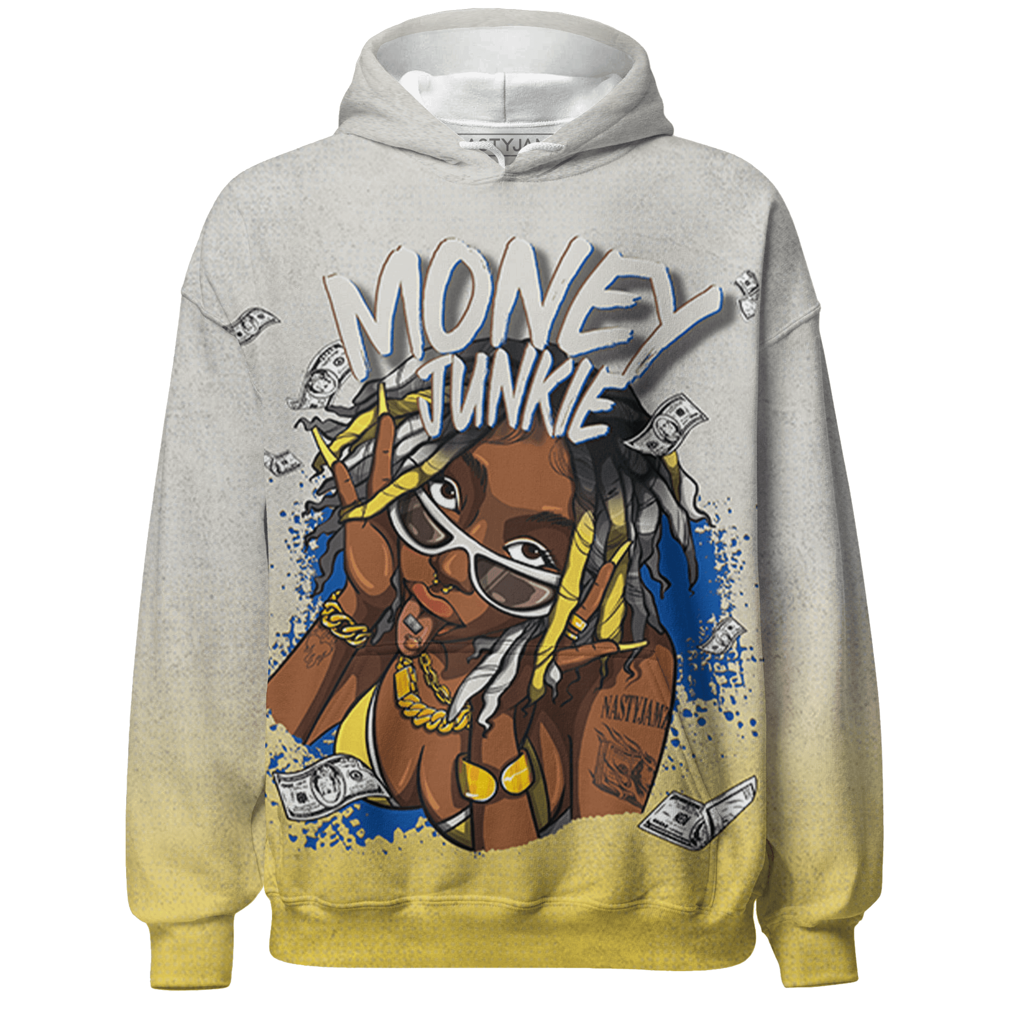Low OG Canary TVSC 1s Hoodie Match Money Junkie 3D All-Over Print - NastyJamz