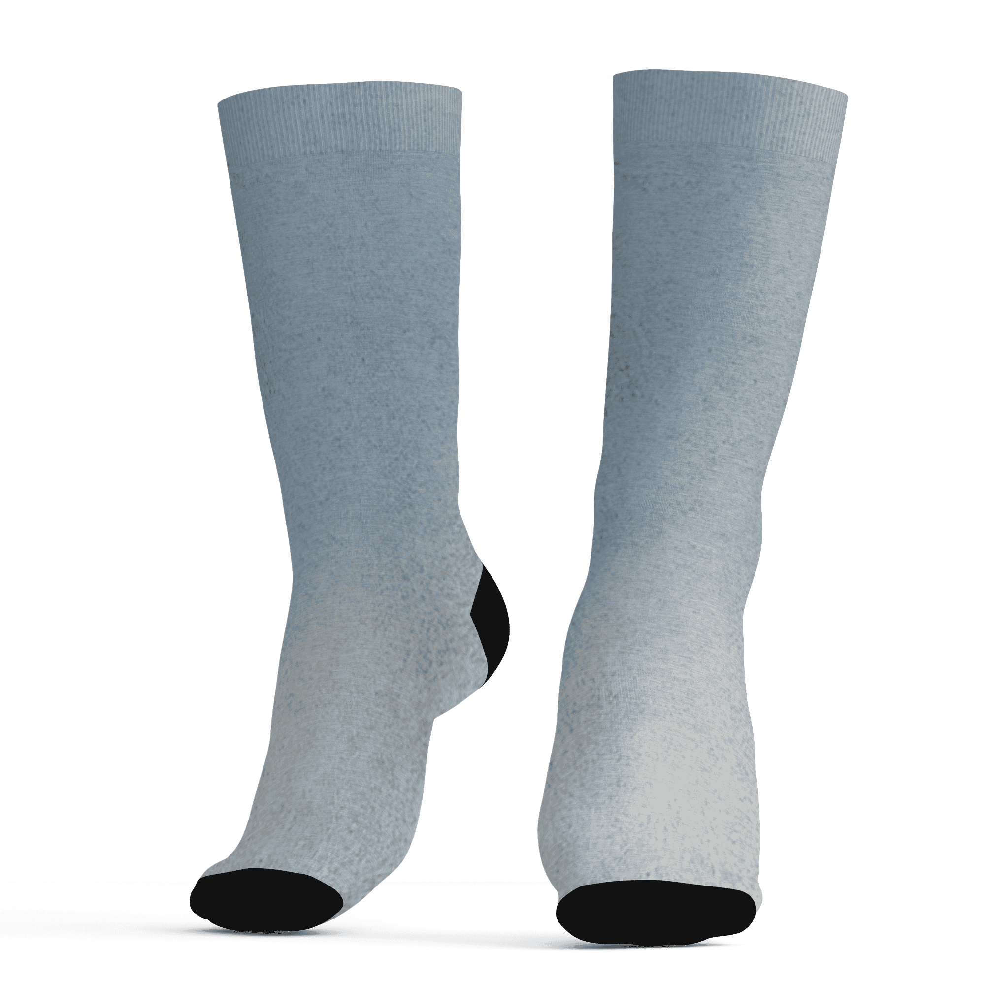 Mid Diffused Blue Grey 1s Socks Match Money Junkie 3D All-Over Print - NastyJamz
