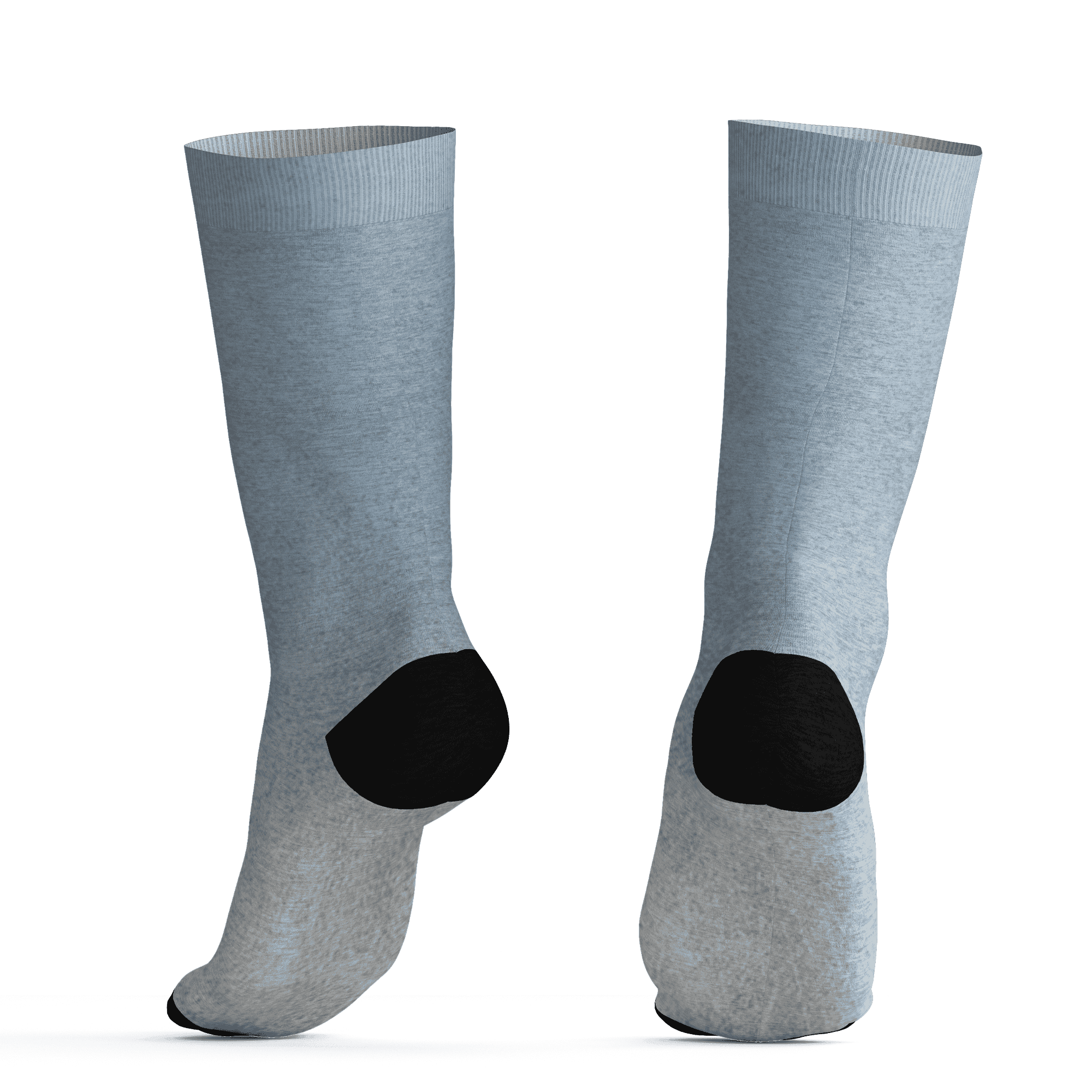 Mid Diffused Blue Grey 1s Socks Match Money Junkie 3D All-Over Print - NastyJamz