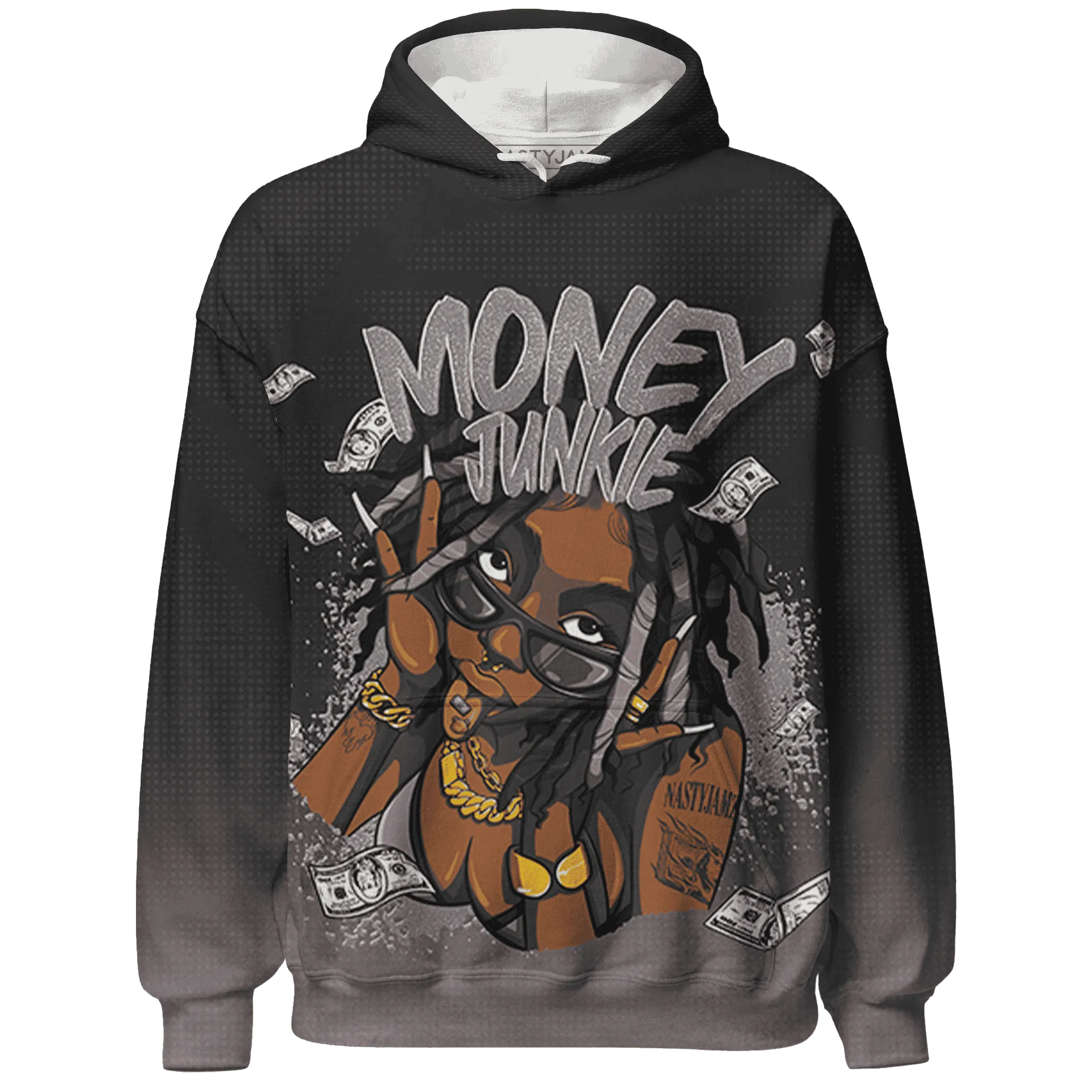 Black-Violet-Ore-3s-Hoodie-Match-Money-Junkie-3D