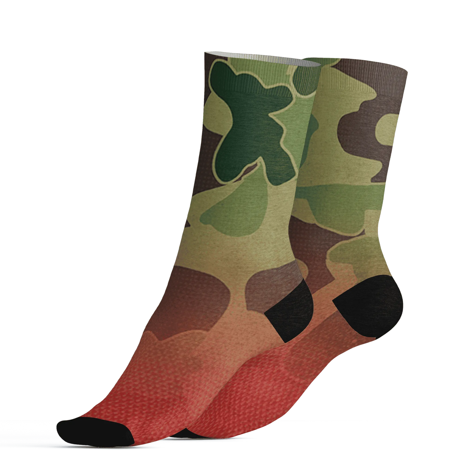 AM-90-Dark-Sage-Solar-Red-NastyJamz-Socks-Match-Money-Junkie-3D
